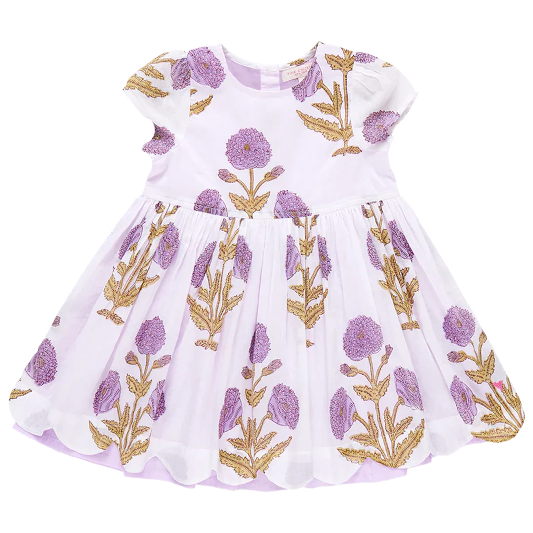 Girls Marisol Dress - Lavender Dandelion