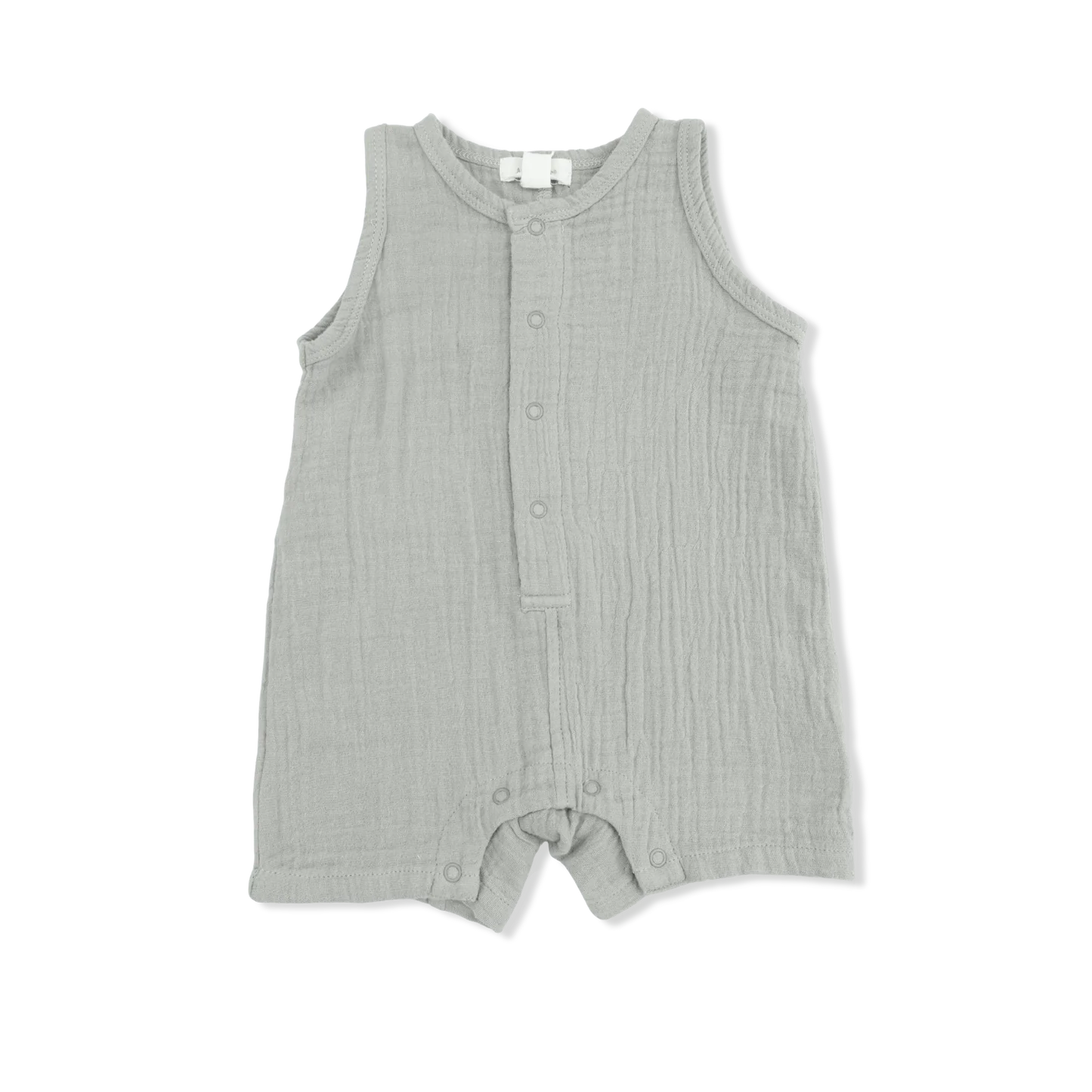 Sleeveless Shortie Romper || Dessert Green