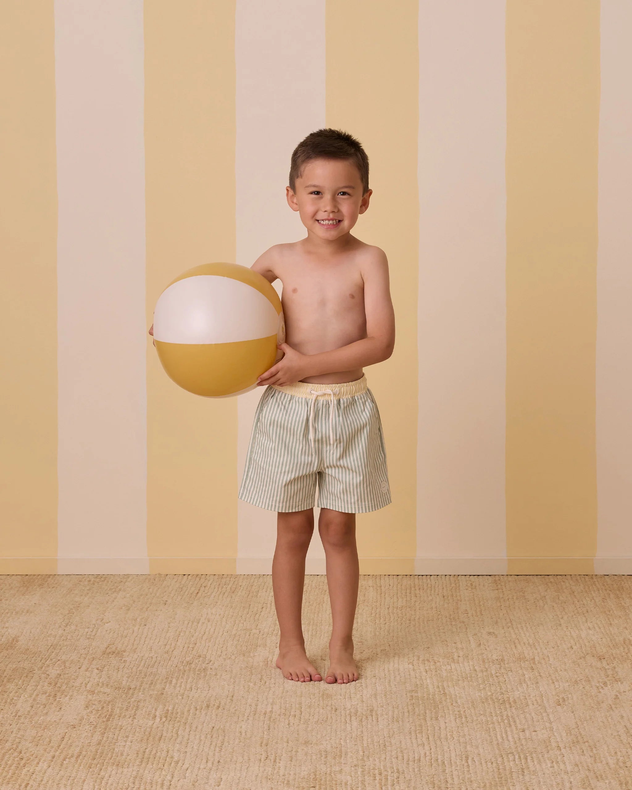 Rylee + Cru Boardshort || Sage Stripe