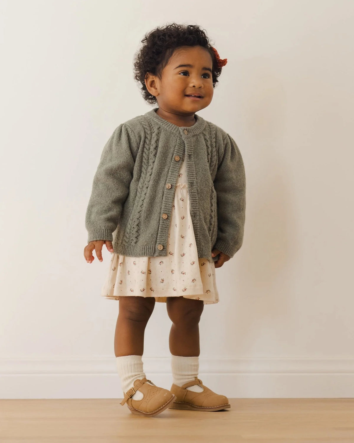 Quincy Mae Holly Cardigan || Forest