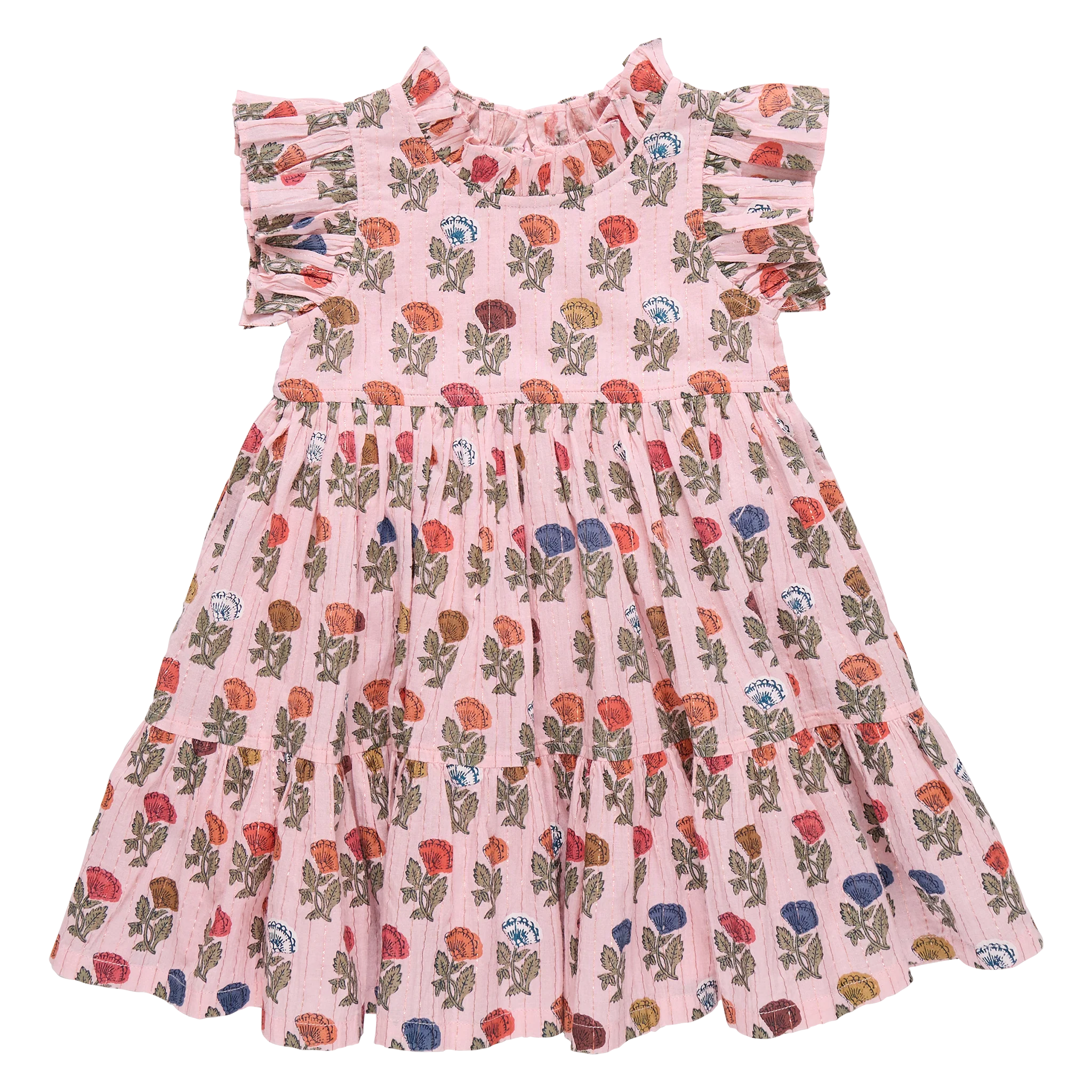 Girls Jennifer Dress || Multi Flower