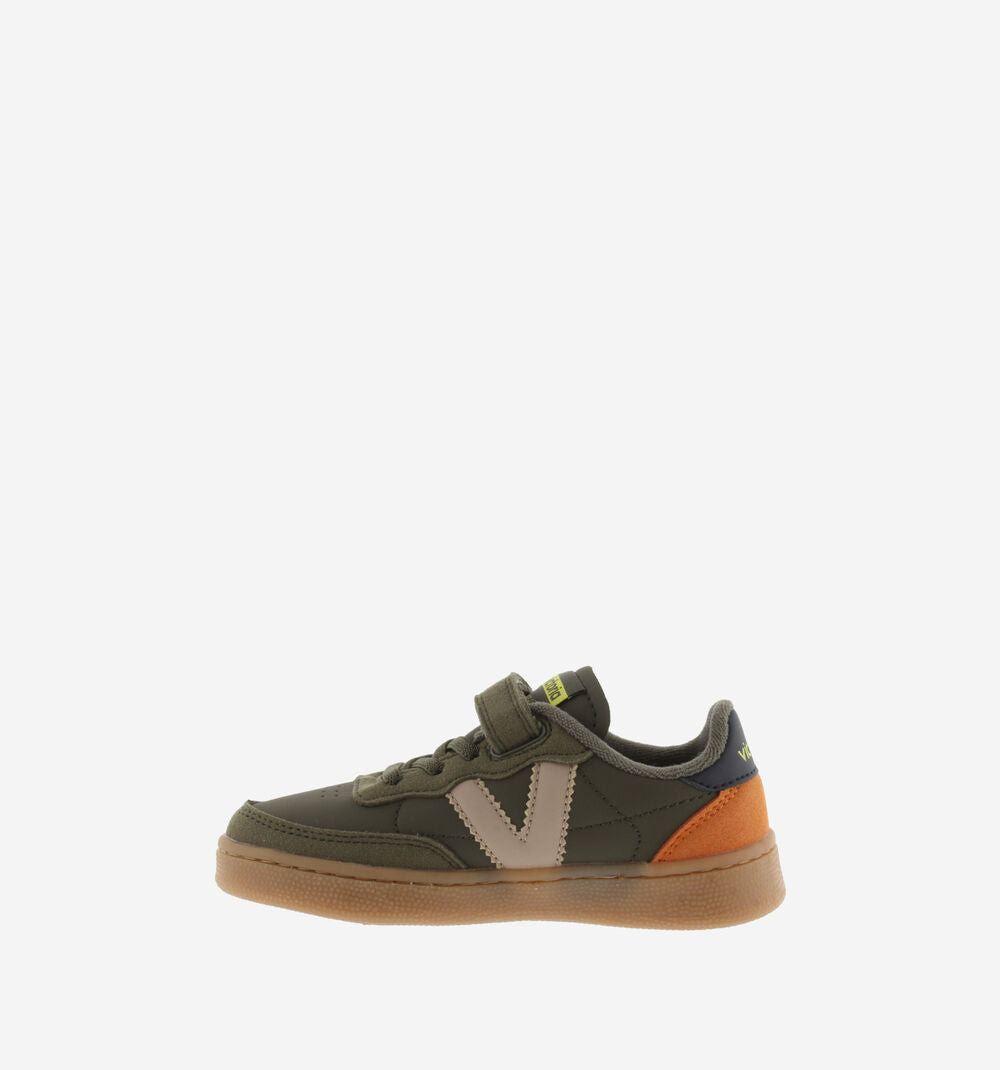 Victoria Oslo Strap Faux Leather & Contrast || Kaki