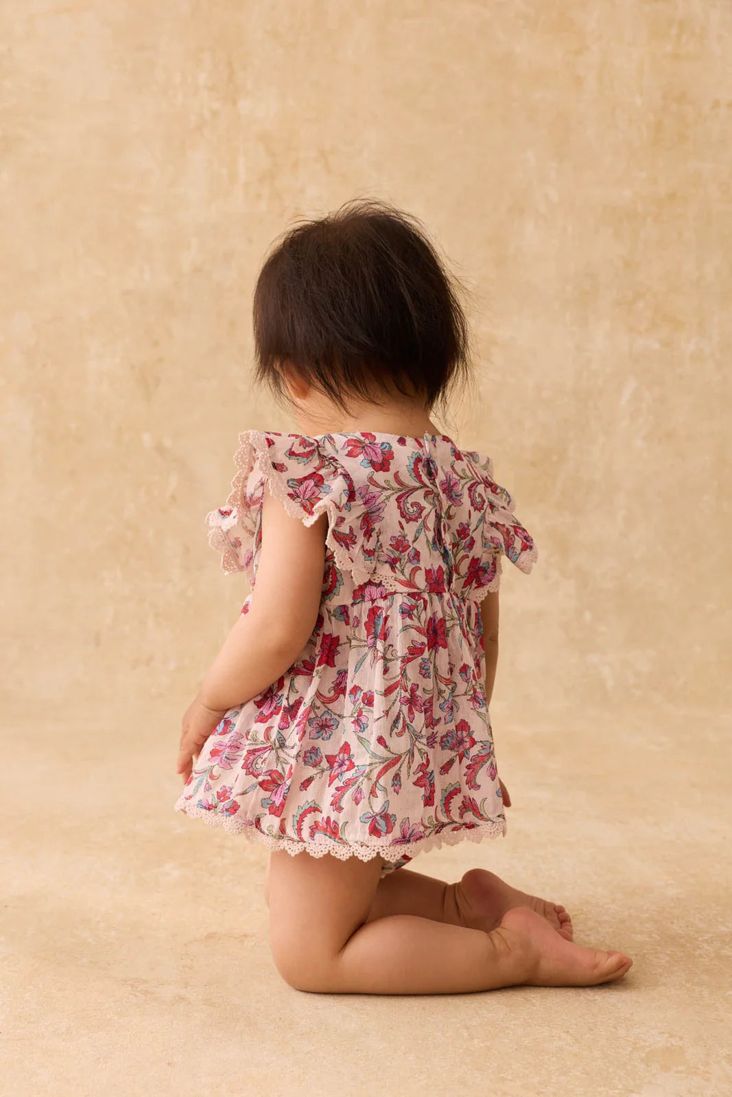 Louise Misha Lena Romper || Cream Floral Haven
