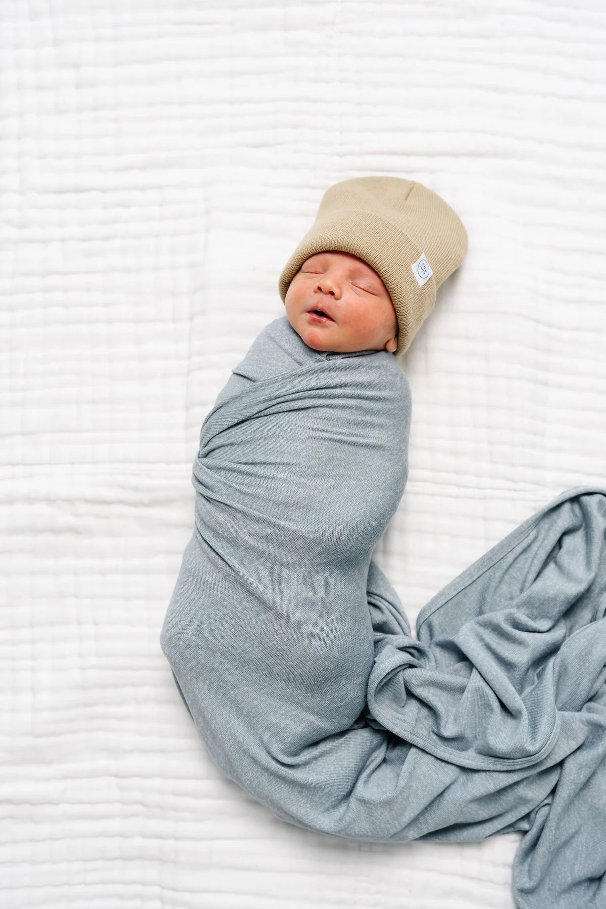 Lou Lou Miller Plush Knit Swaddle Blanket