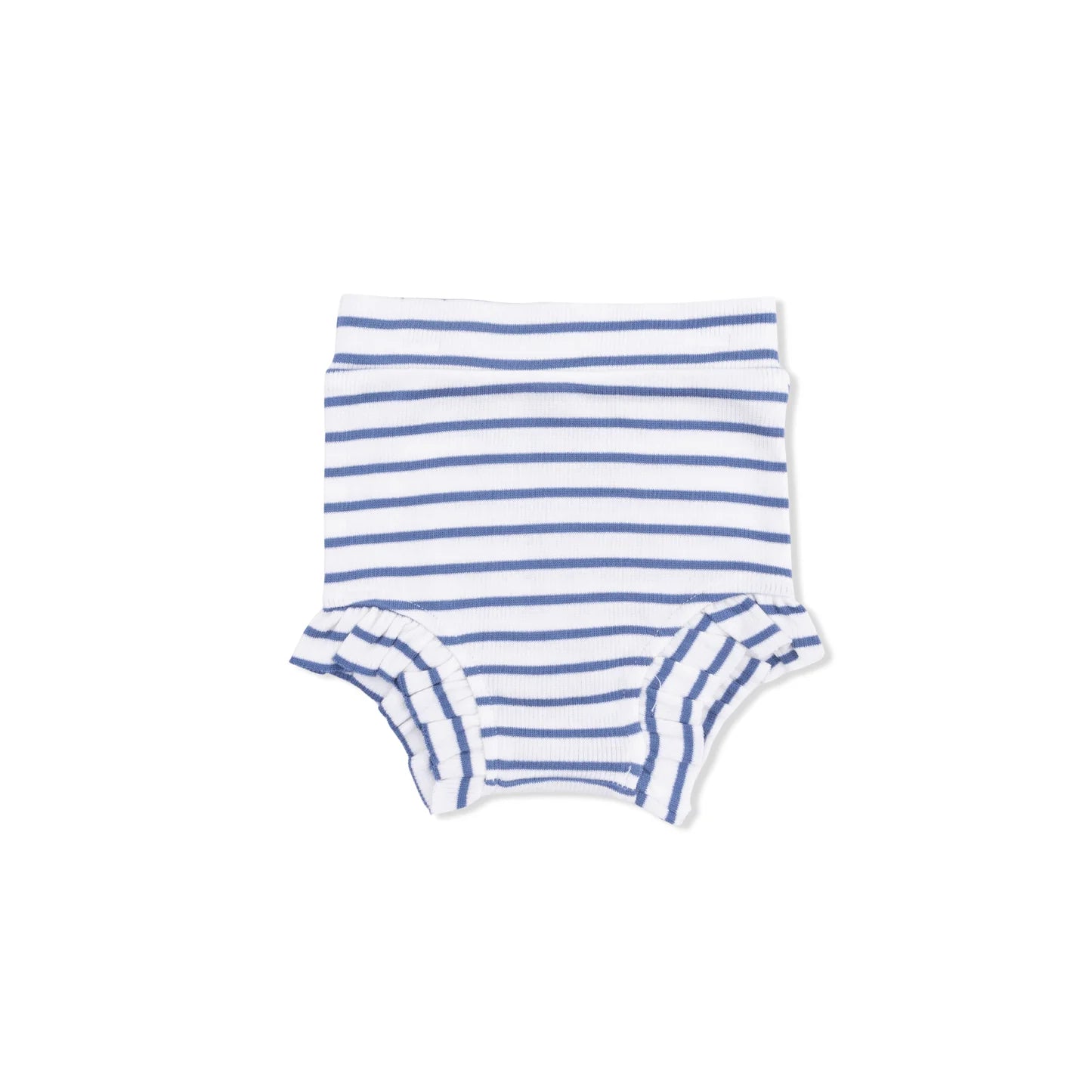 Tank Top & High Waisted Short || Navy Stripe