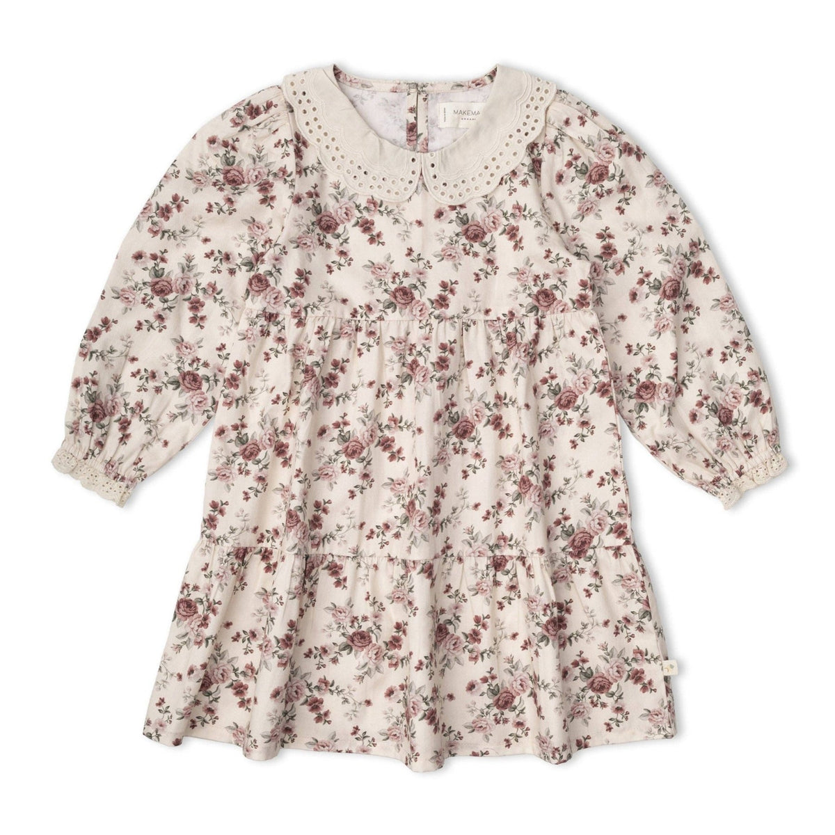 MakeMake Organics Collar Tiered Dress w/Bloomer || Wildrose