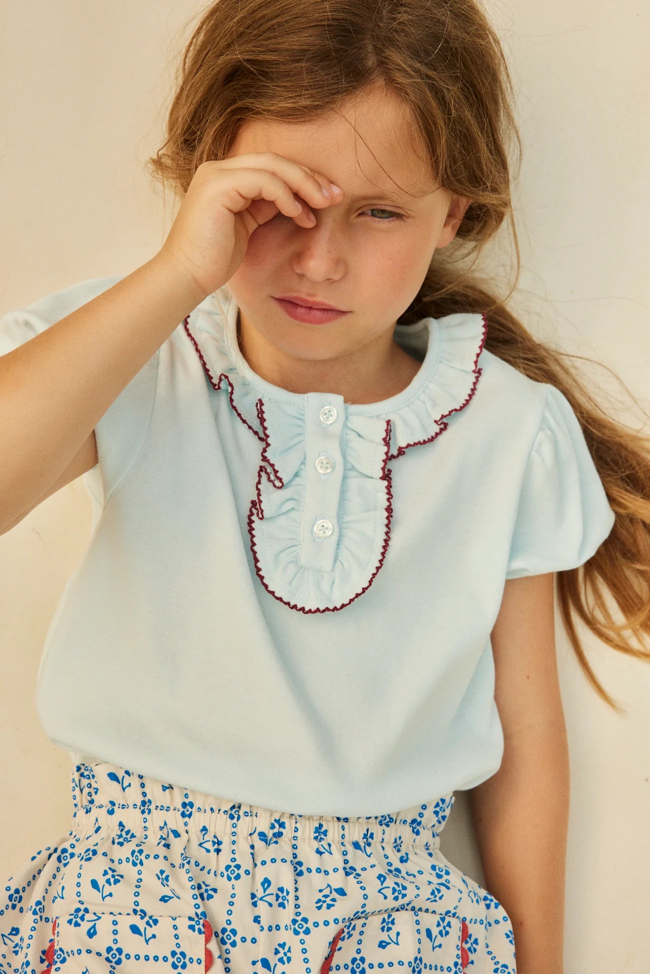 Pacquerette Top || Ice Blue