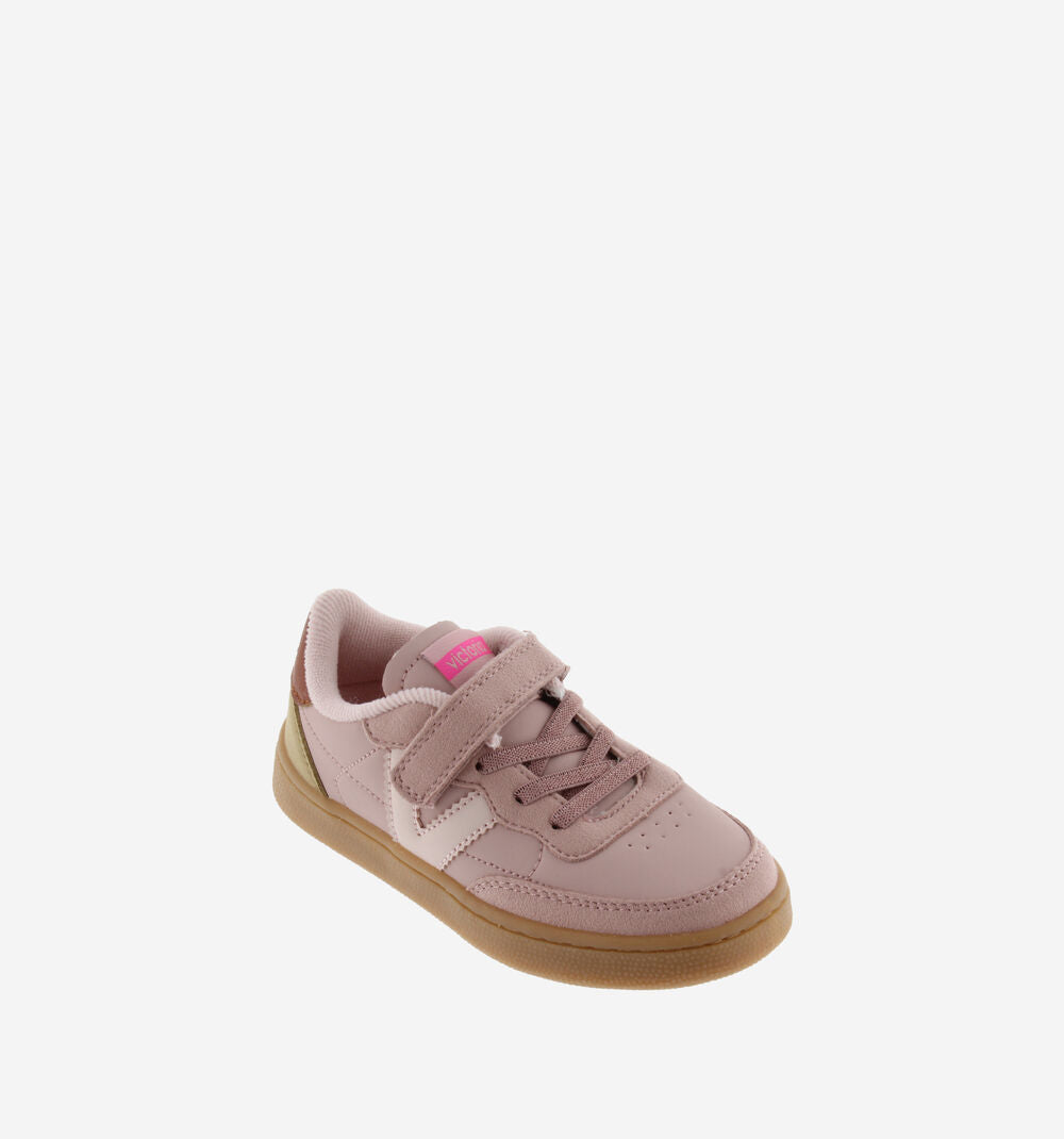 Victoria Oslo Strap Faux Leather & Contrast || Nude