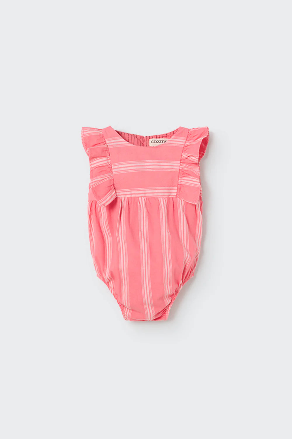 Organic Striped Baby Romper