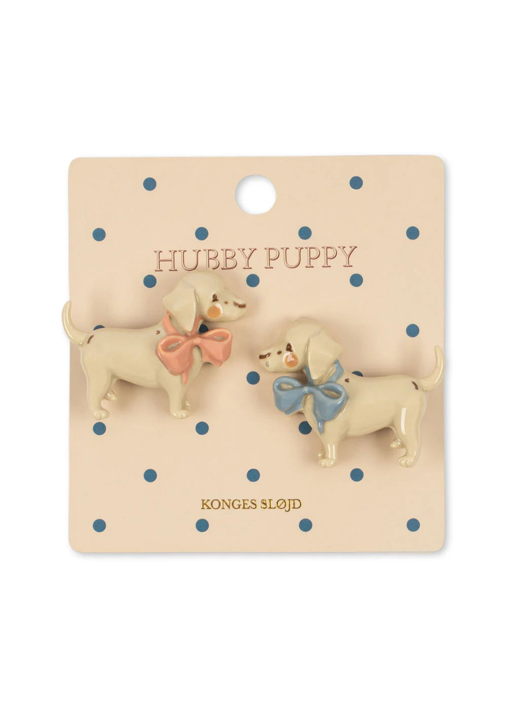 Konges Sløjd 2 Pack Pupp Hair Clips || Creme Brulee