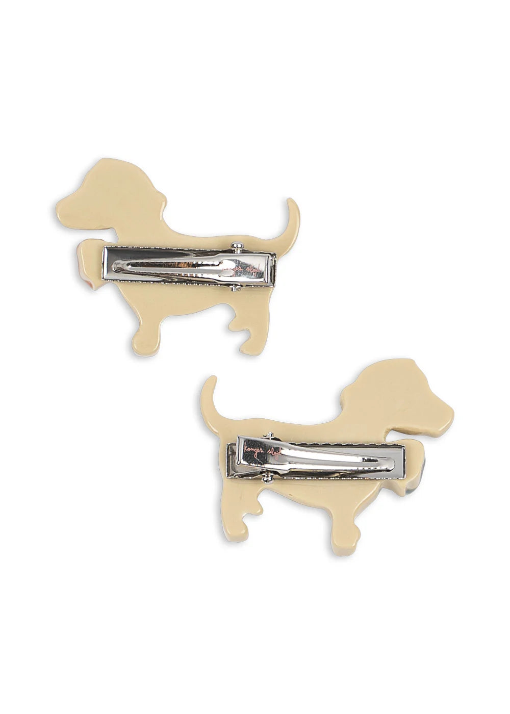 Konges Sløjd 2 Pack Pupp Hair Clips || Creme Brulee