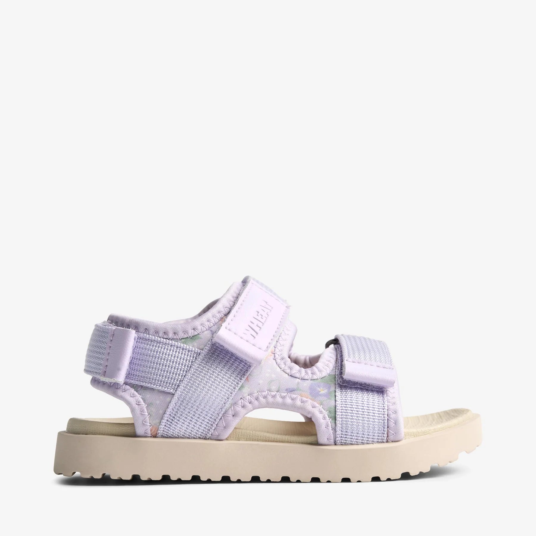 Wheat Sandal Mandy || Purple Light Petunias