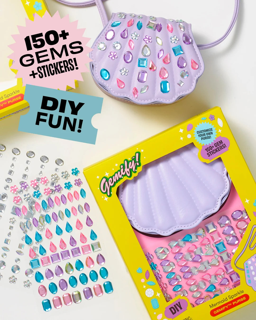 Super Smalls Mermaid Sparkle Gemify™ Purse