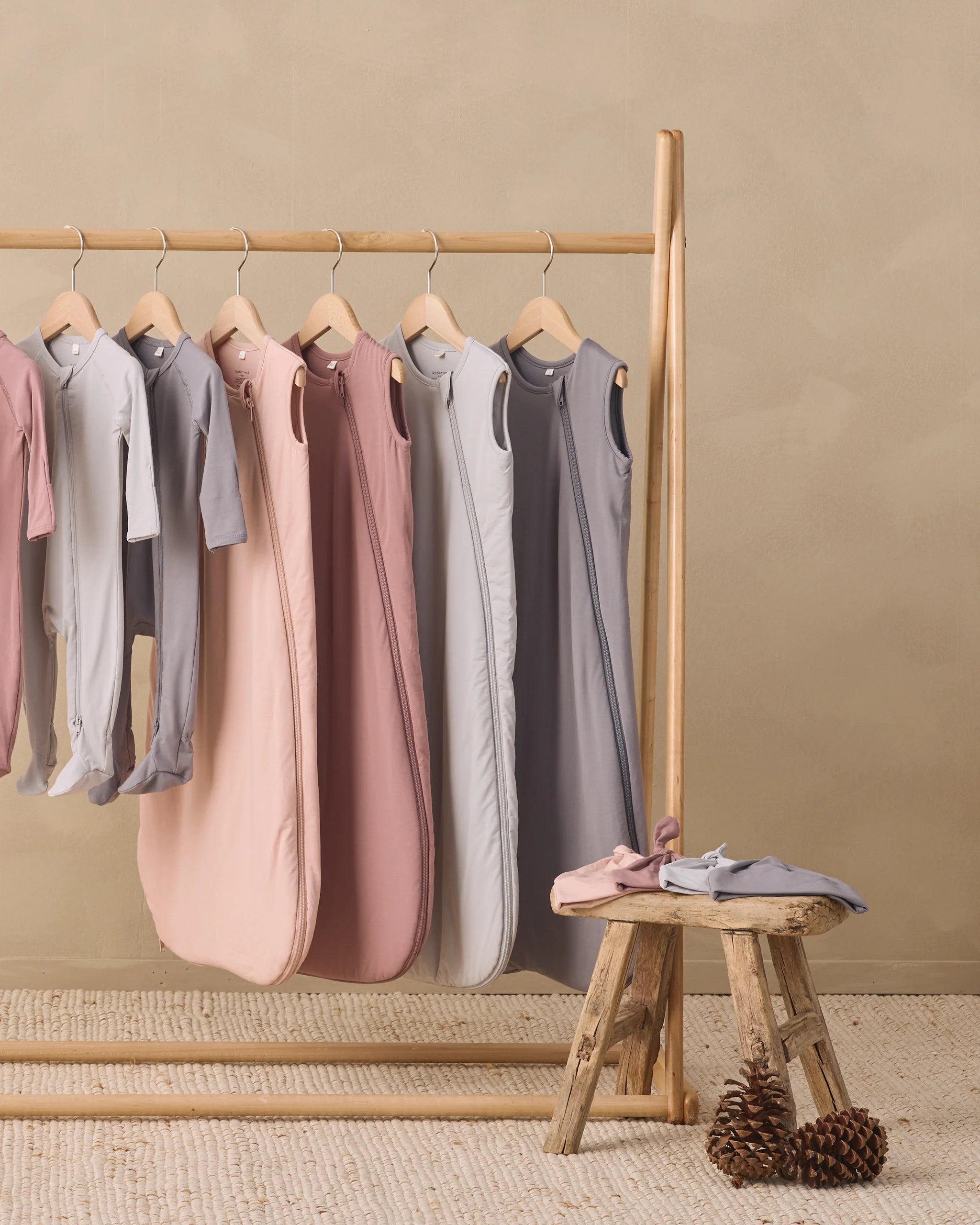 Quincy Mae Bamboo Sleep Bag || Slate