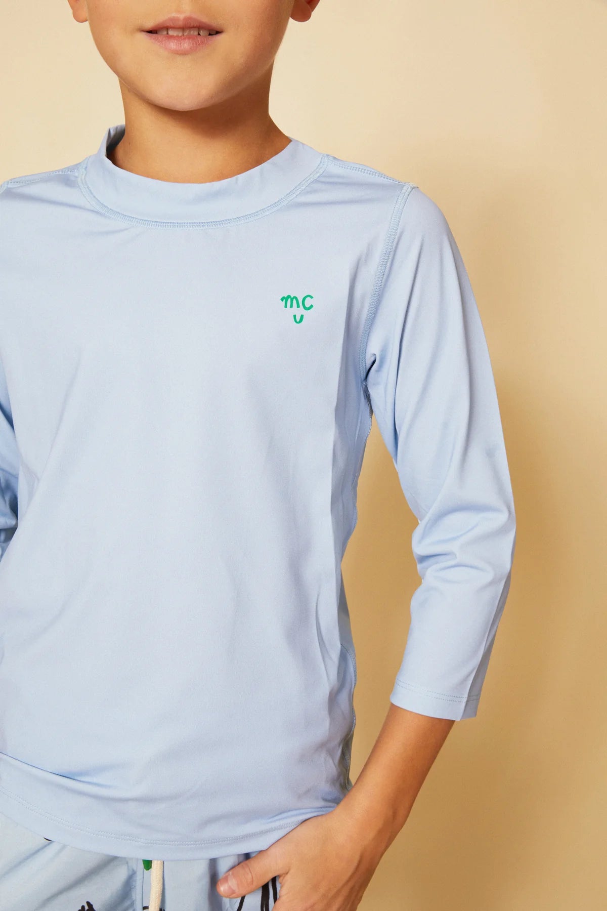 Kids Rashguard Shirt 50+UFP || Placid Blue