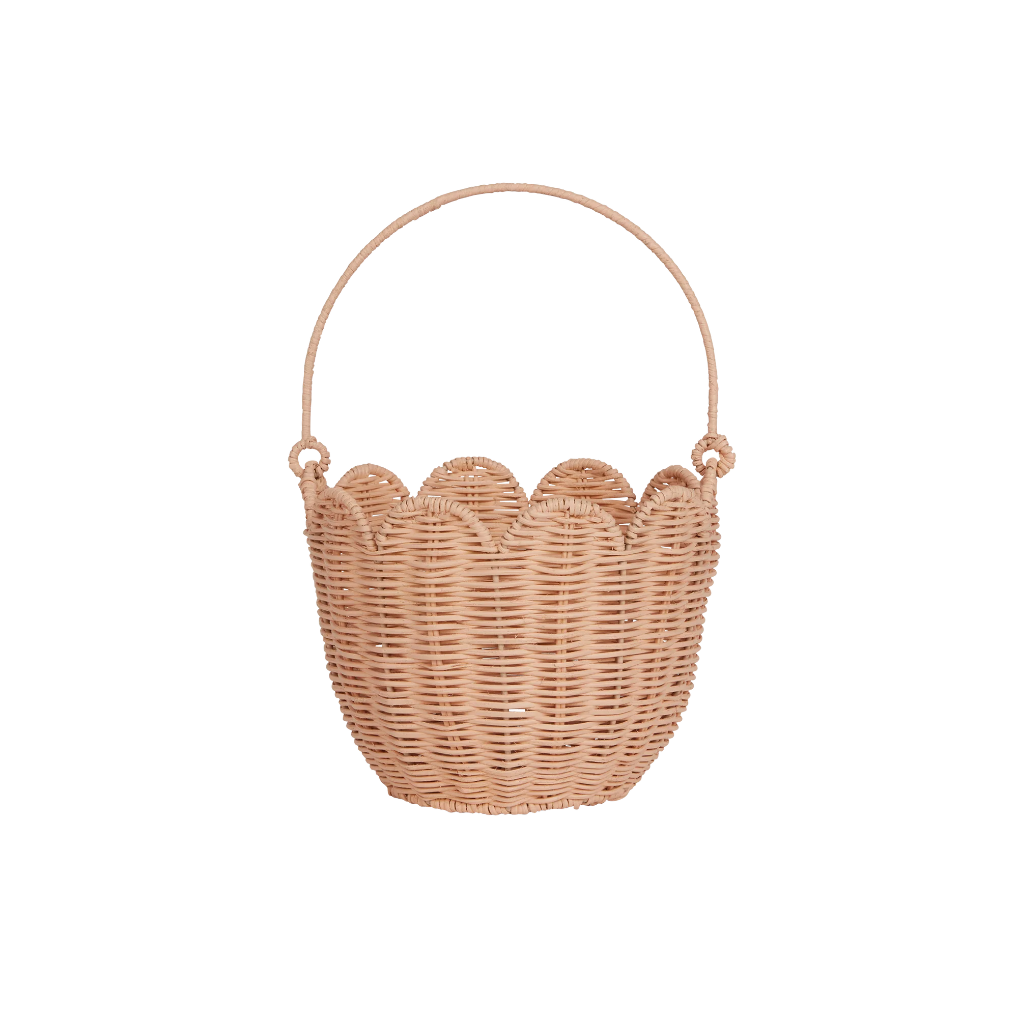 RATTAN TULIP CARRY BASKET