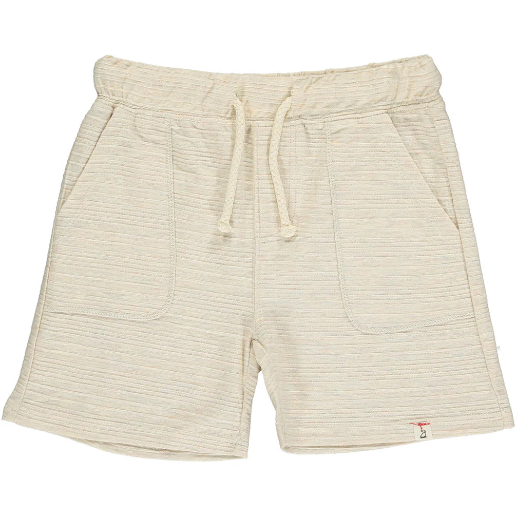 Mw &Henry Ribbed Shorts || Light Grey