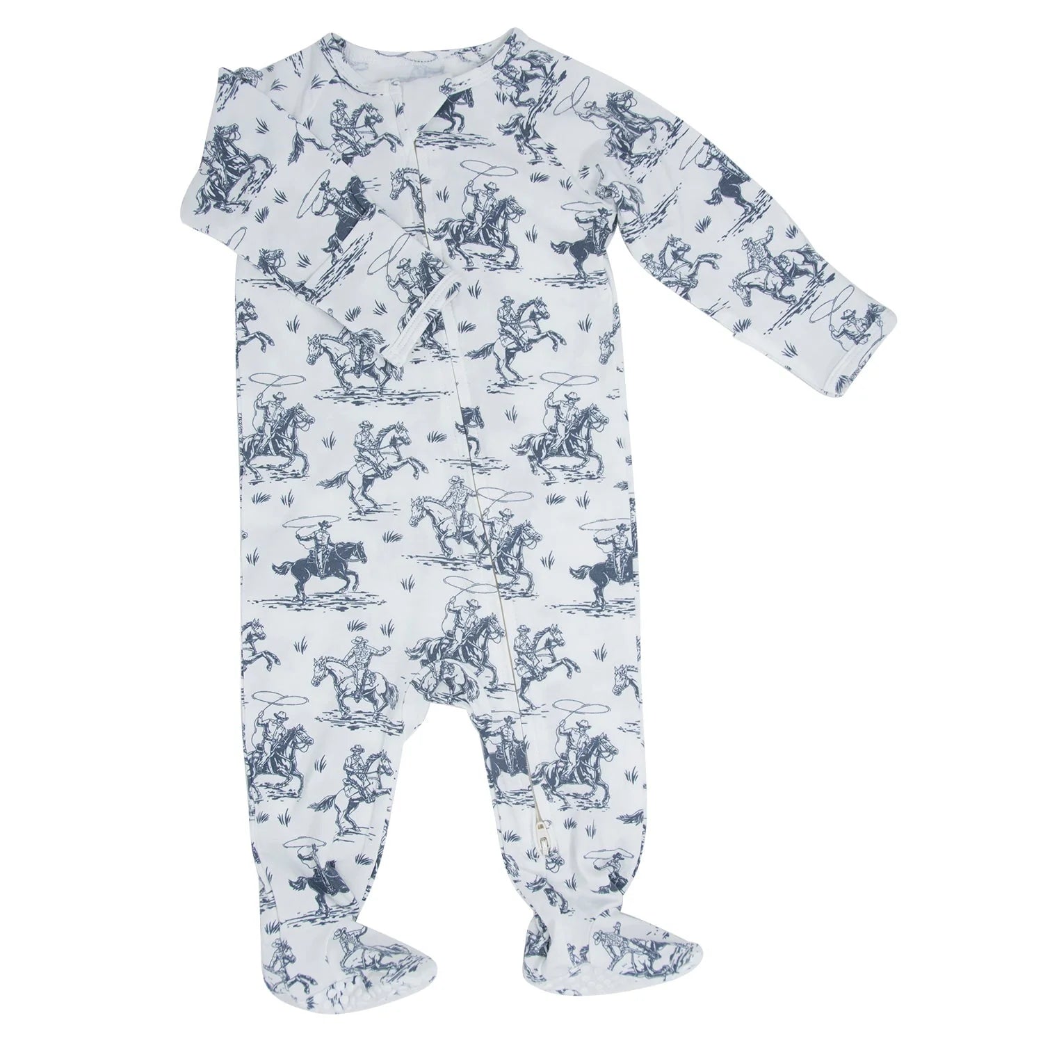 Bamboo Zipper Footie || Rip's Ranch