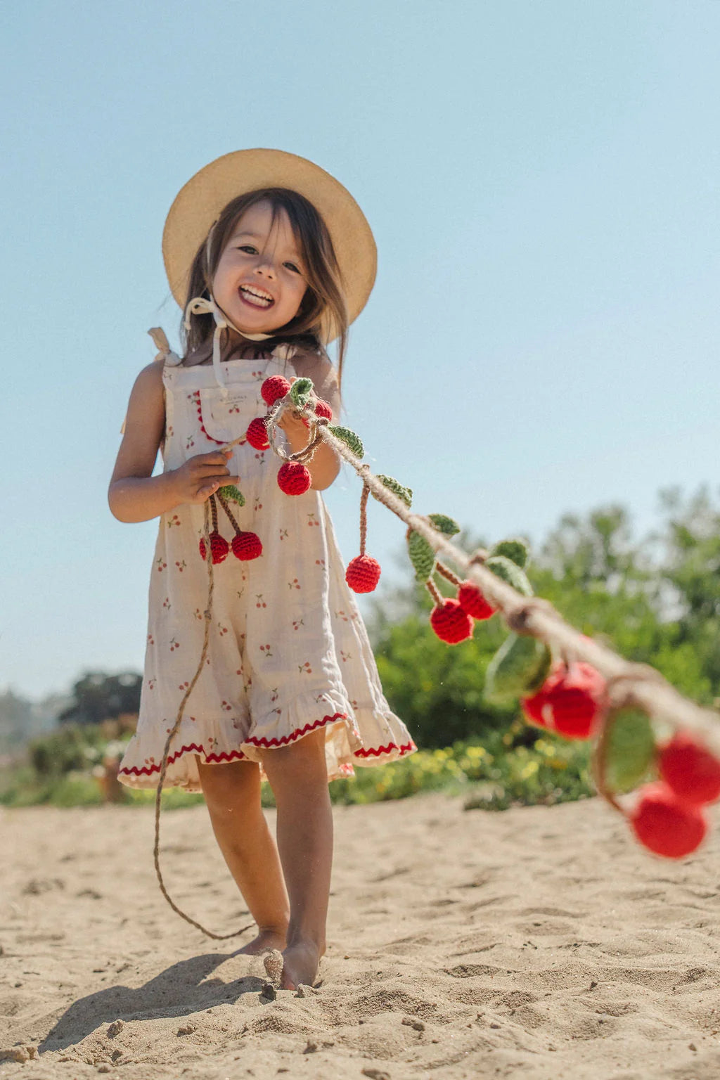 Wild Wawa Isola Romper || Cherry