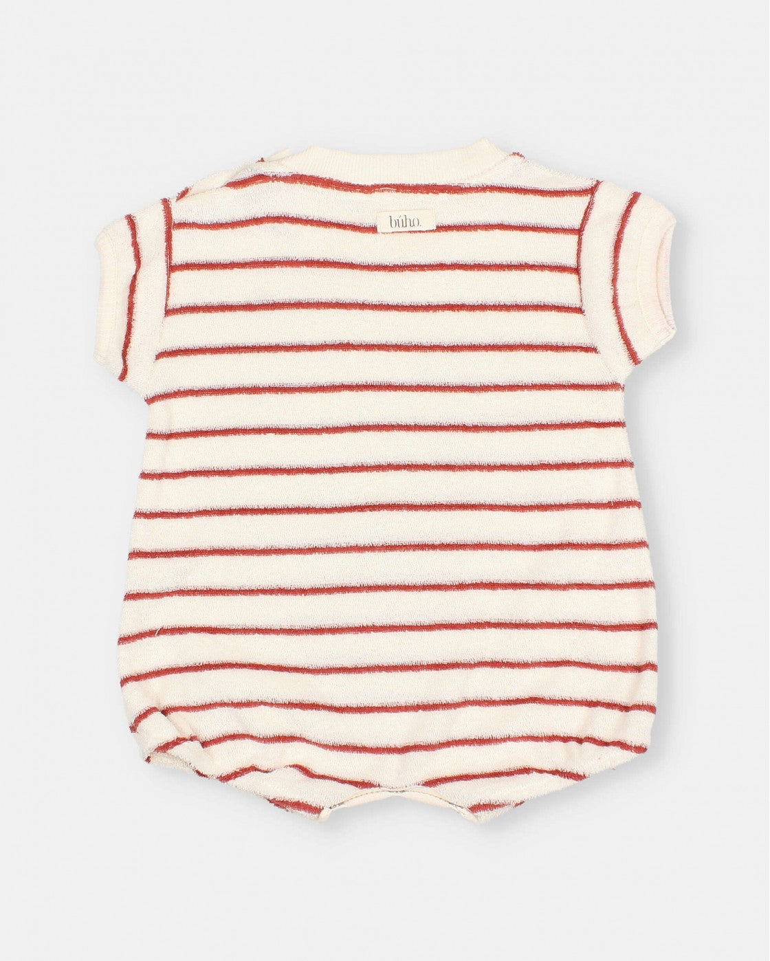 Terry Stripes Romper || Argile