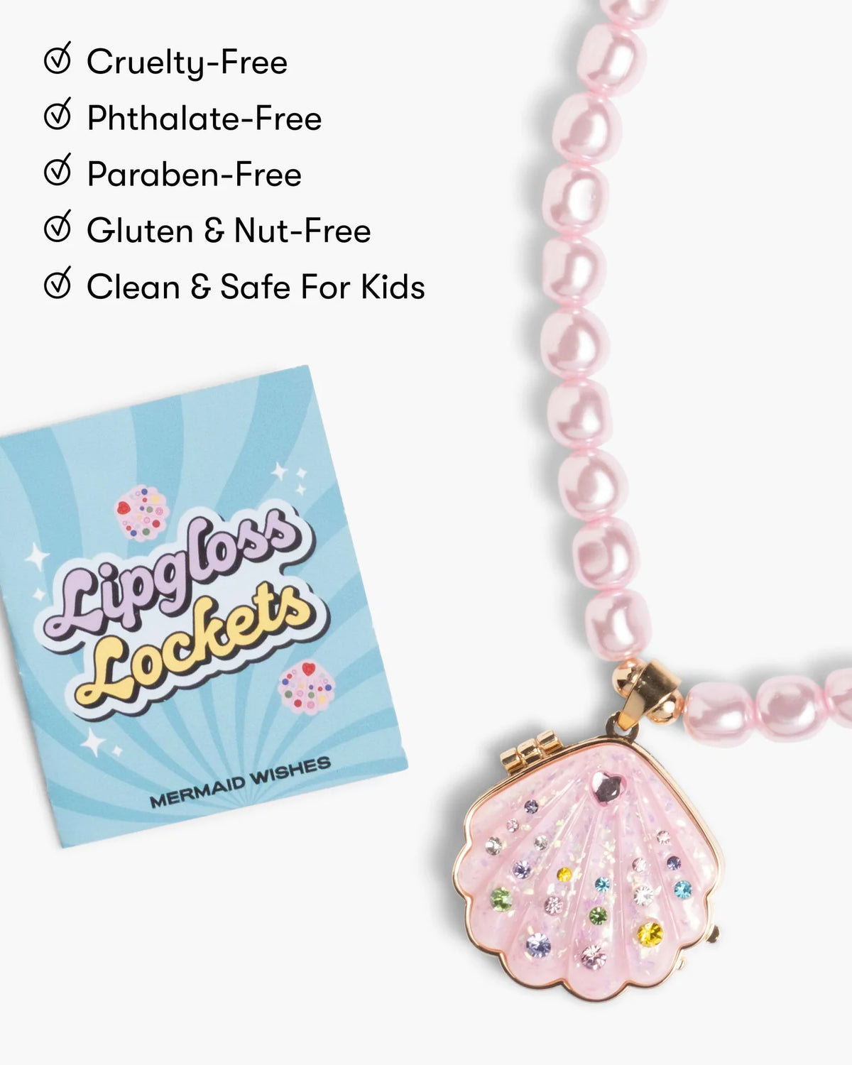Super Smalls Sparkle Shell Lipgloss Locket