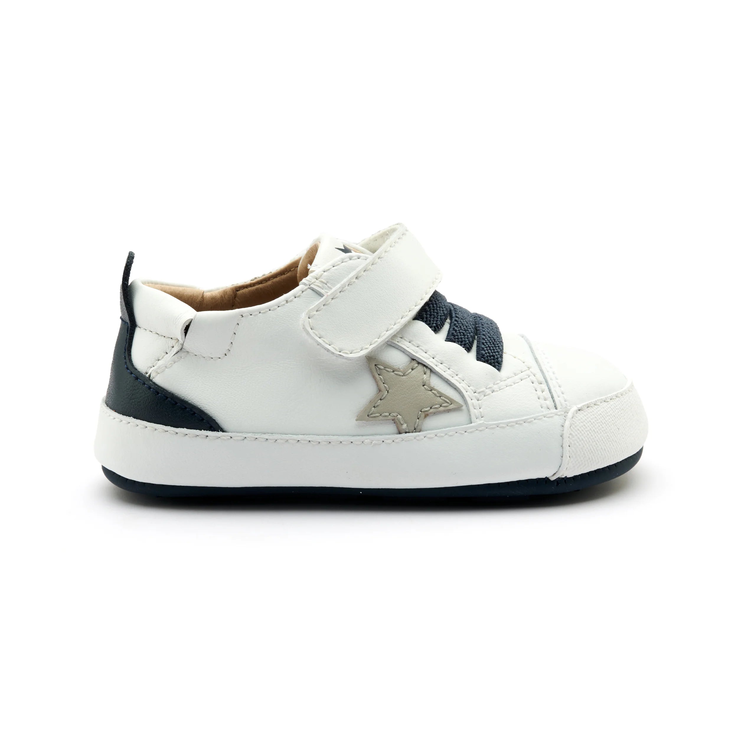 Pre Walker Sneaker || White/Navy/Gray