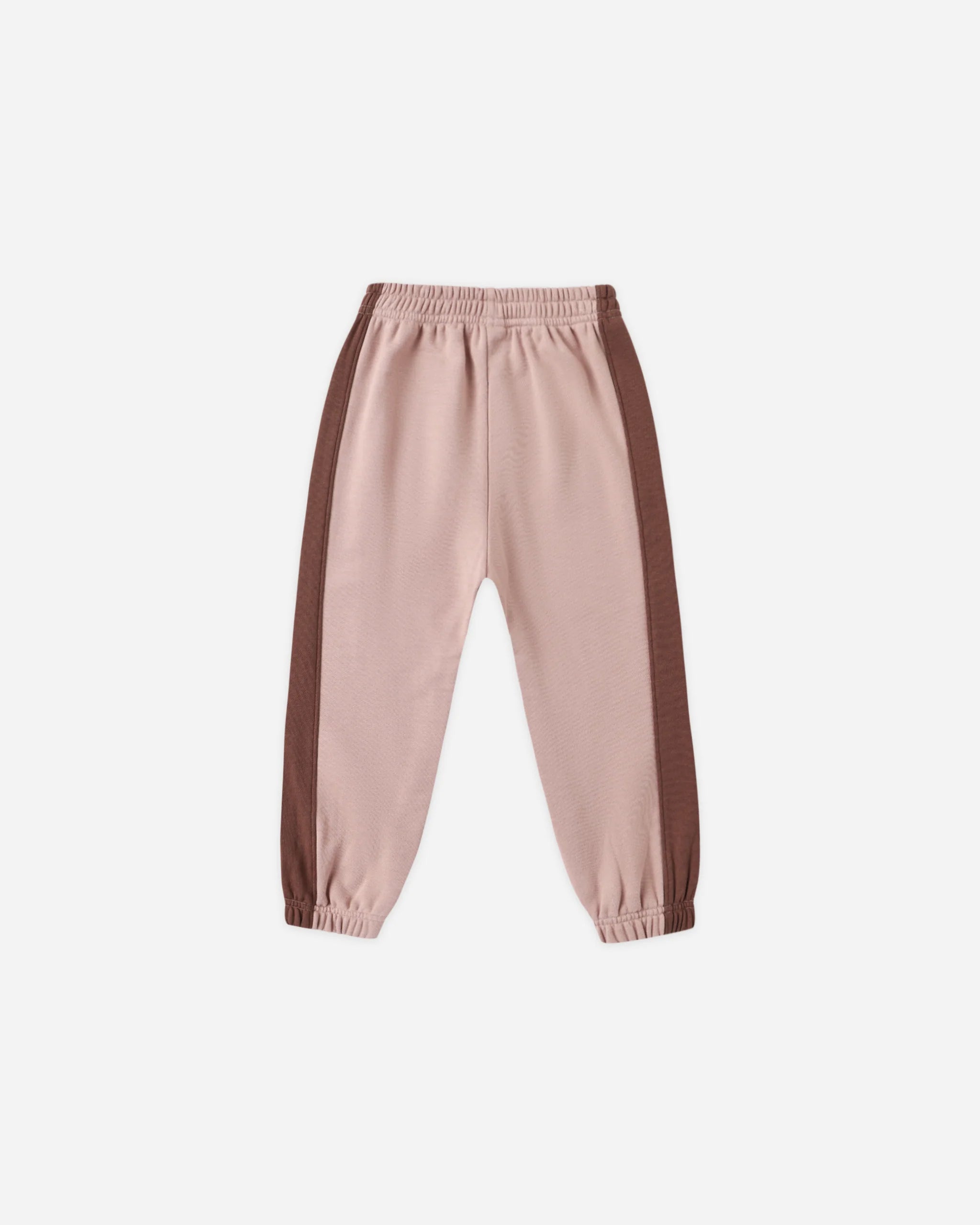 Rylee + Cru Panel Stripe Sweatshirt & Sweatpants Set || Rosewood