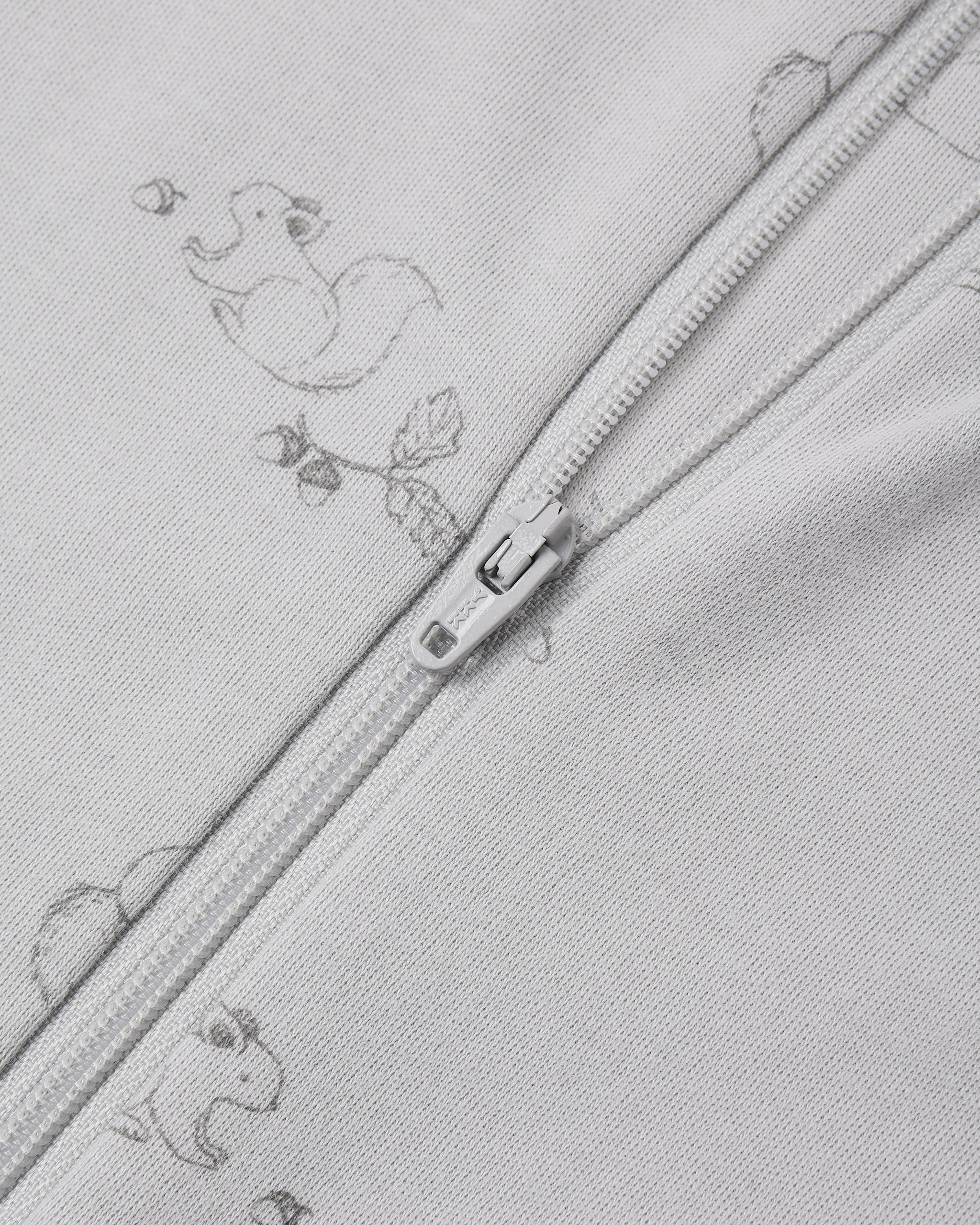 Quincy Mae Zip Long Sleeve Sleeper || Squirrel