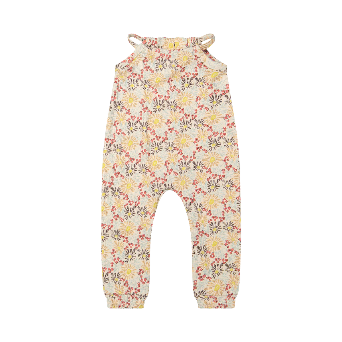 Gwen sleeveless Sea Flower Romper