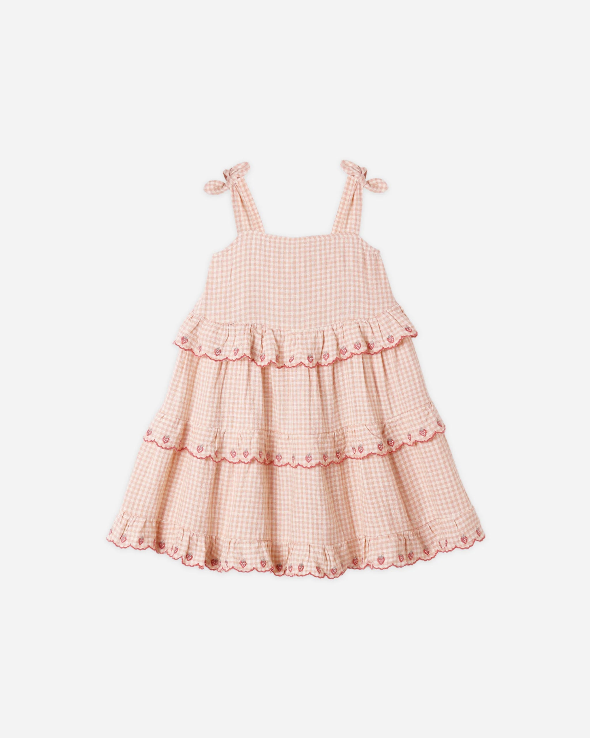Lindsay Arnold x Rylee + Cru Ruffled Swing Dress || Petal Gingham