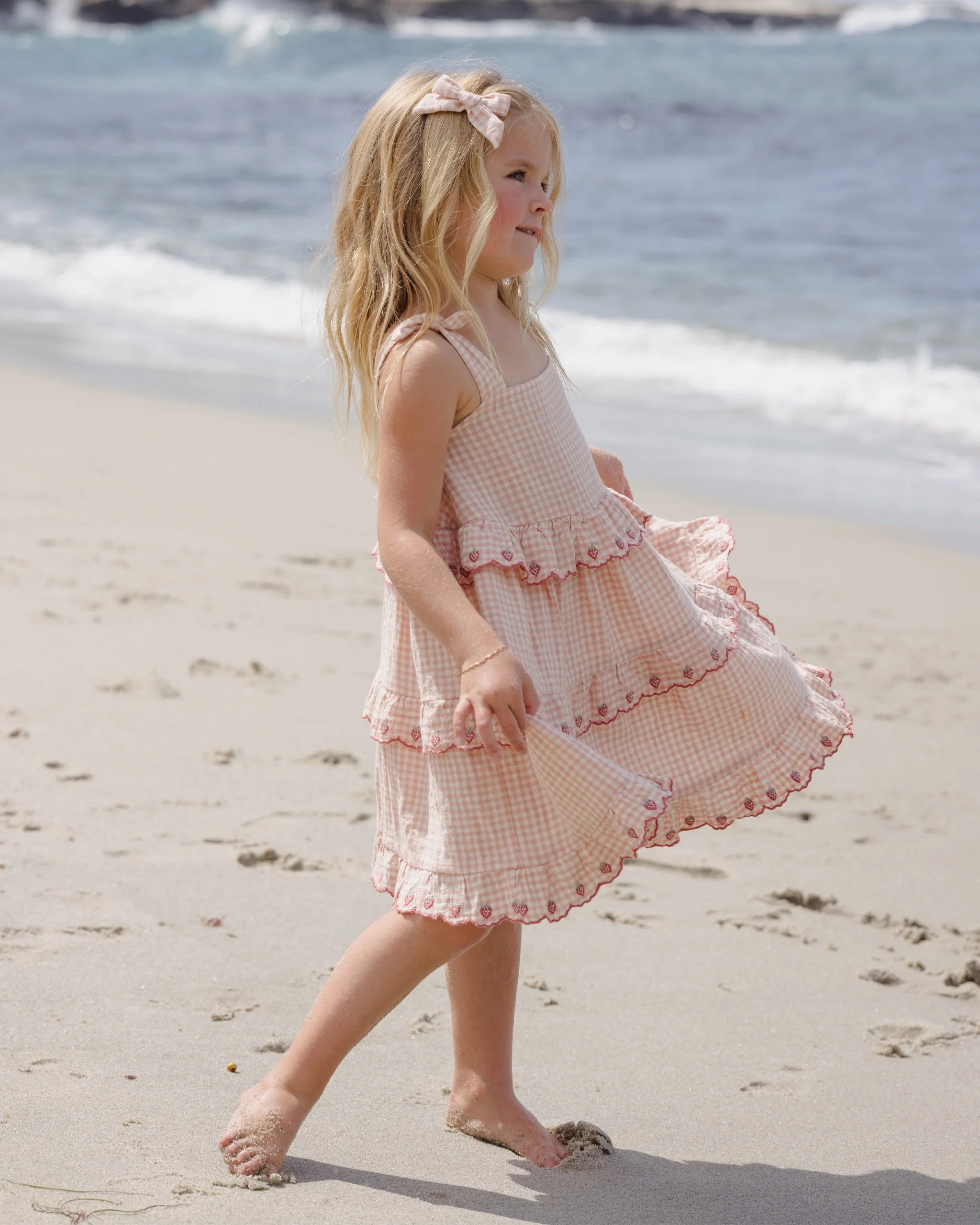 Lindsay Arnold x Rylee + Cru Ruffled Swing Dress || Petal Gingham