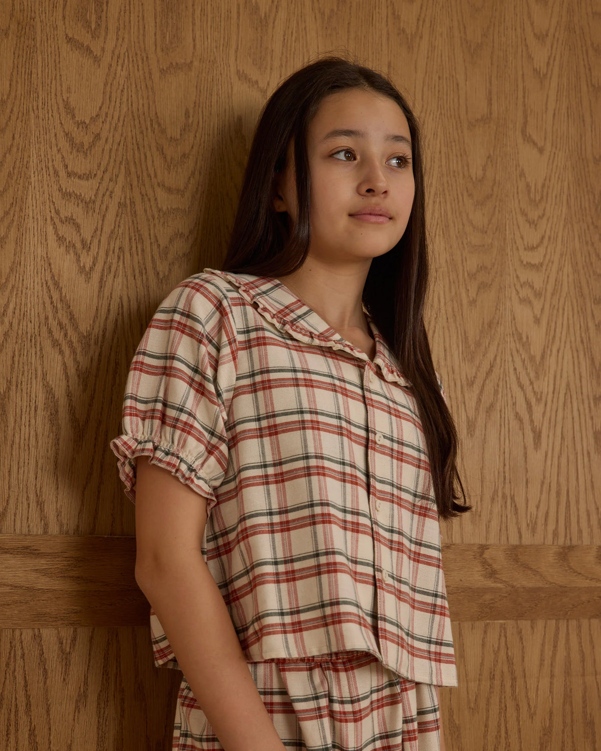 Rylee + Cru Ruffle Pajamas|| Holiday Flannel - Teen