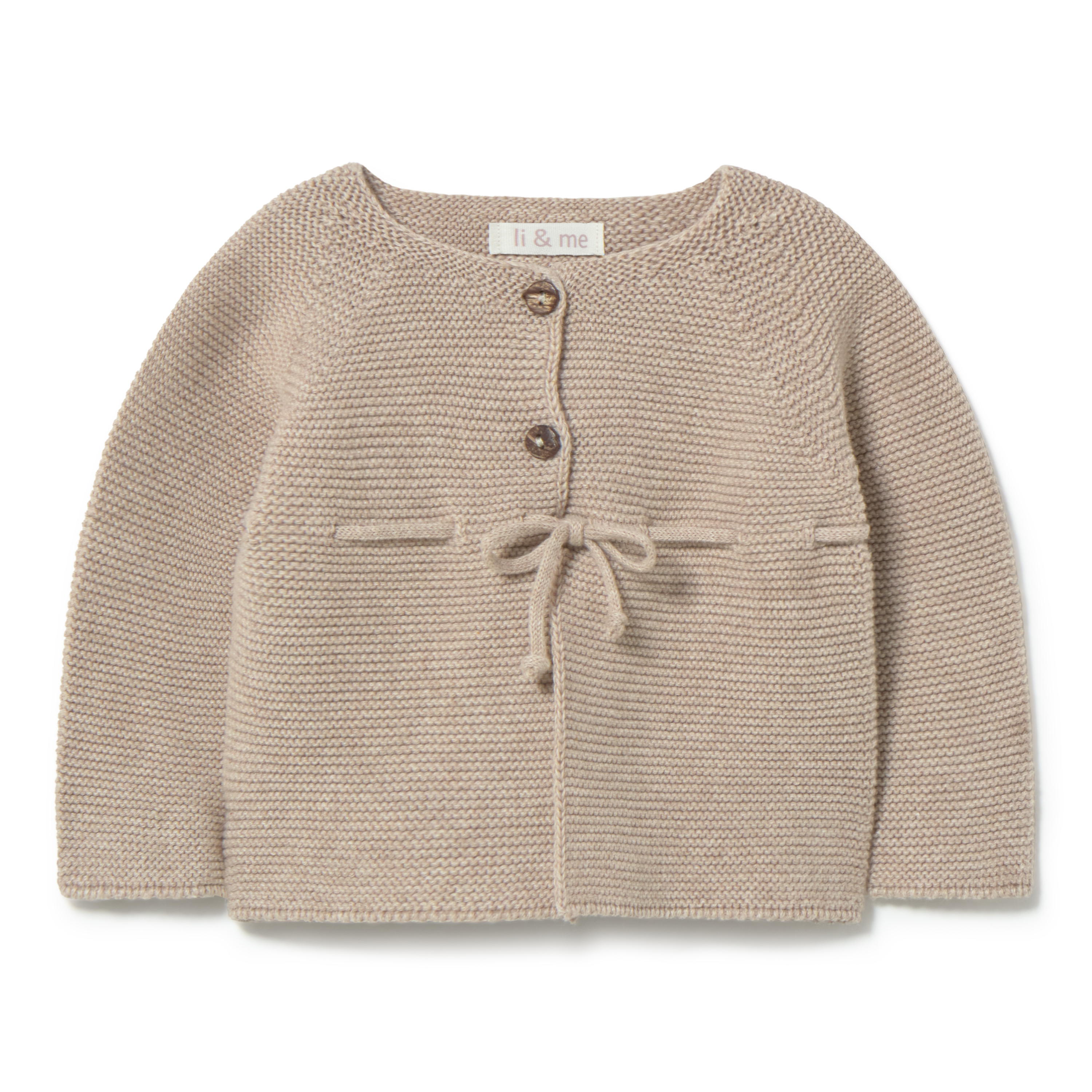 Violeta Baby Cardigan || Toasted
