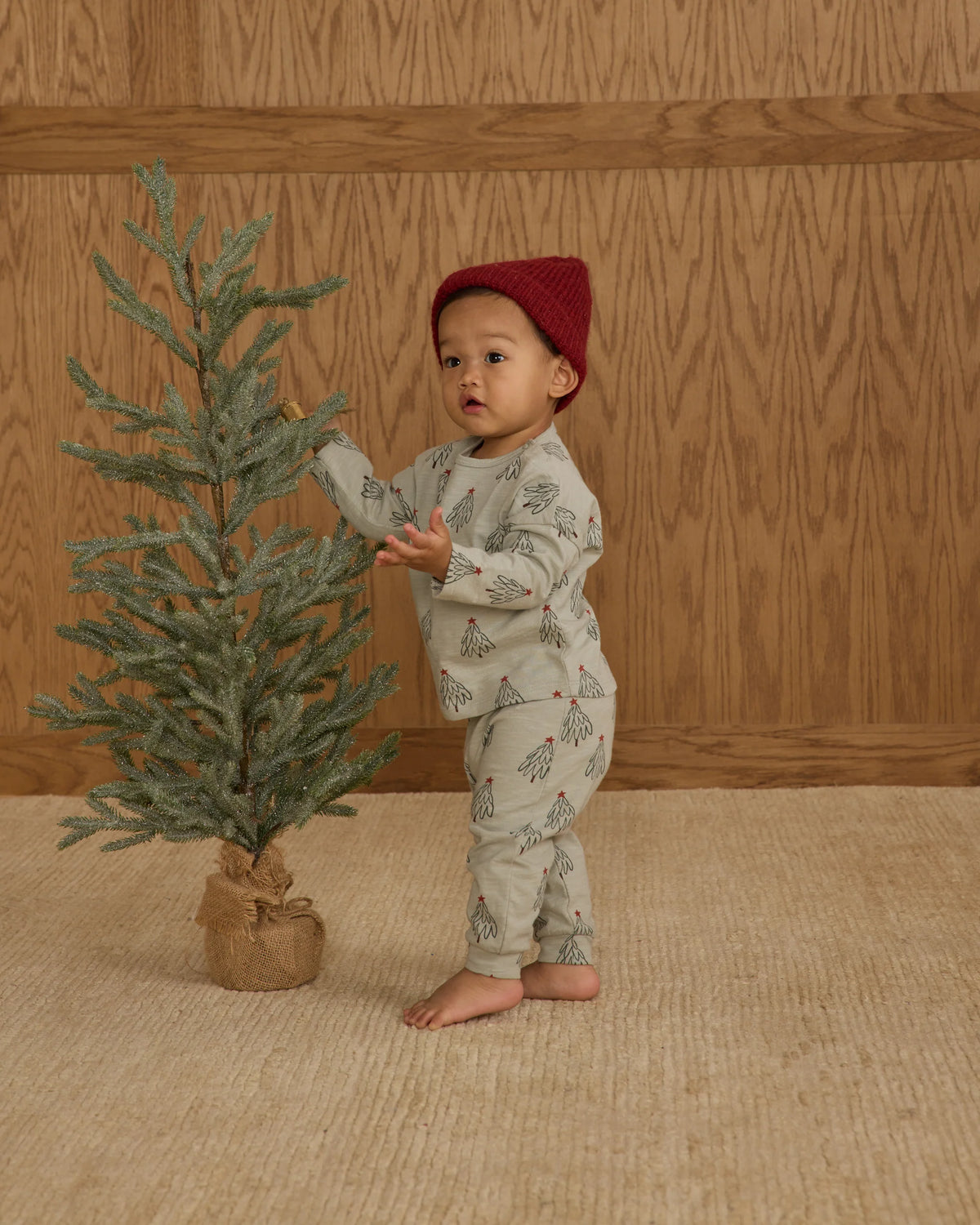 Long Sleeve Tee + Pant Set || Trees