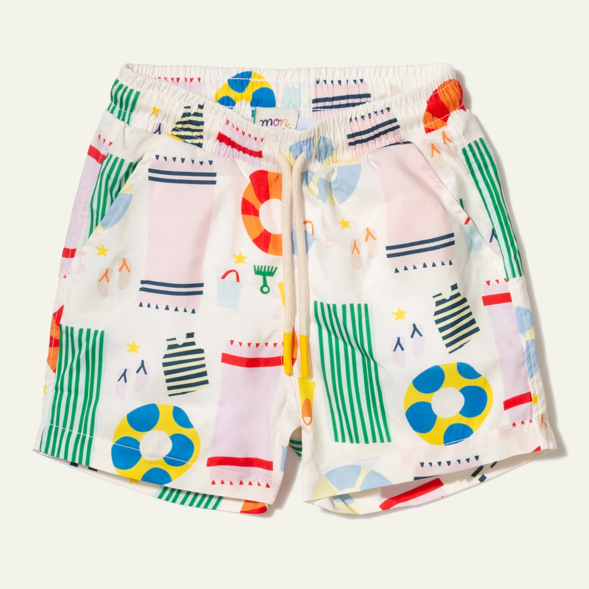 Beach Kid Swim Trunk ||. Natural Beach
