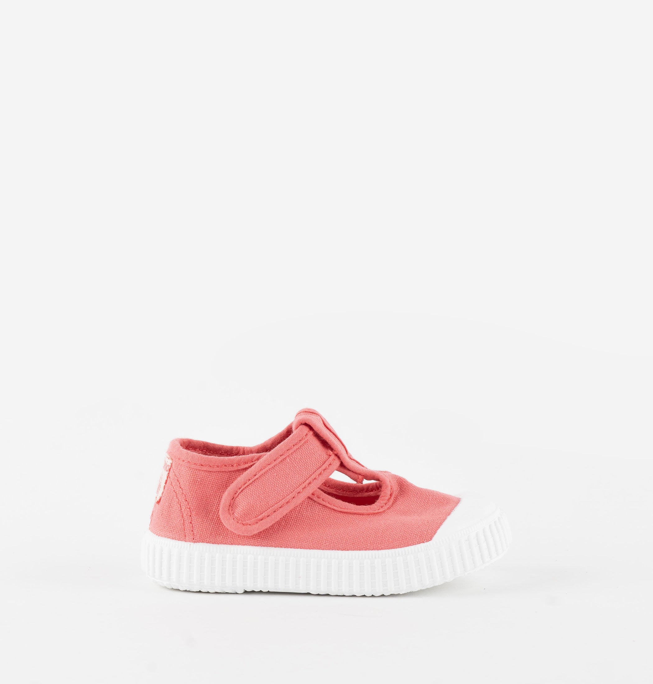 Mary Jane Canvas Shoe || Coral