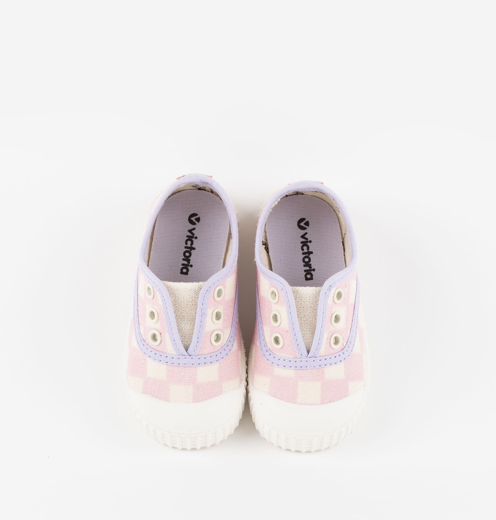 Canvas Slip-on Shoe || Pink Check