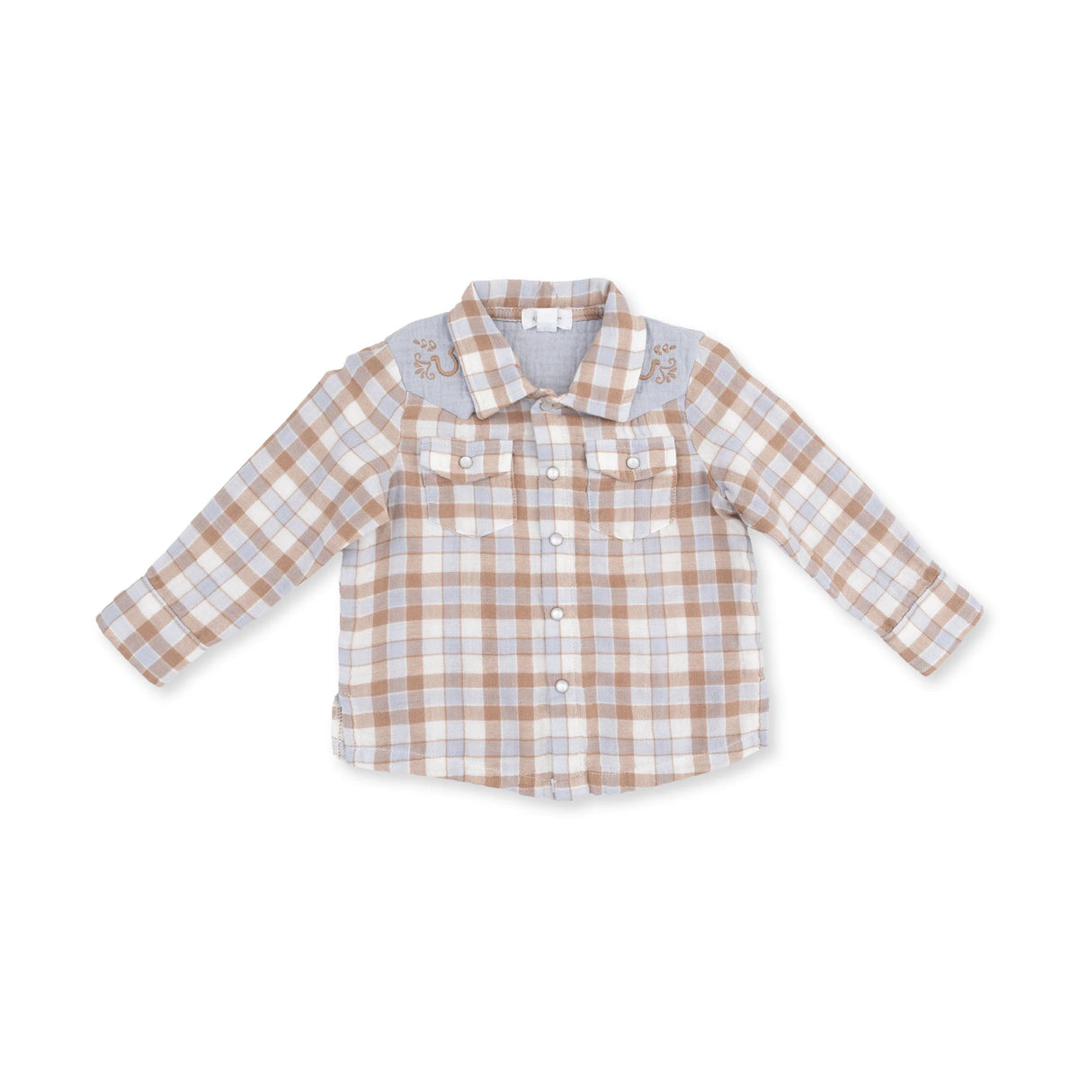 Angel Dear Western Plaid The Willie Shirt