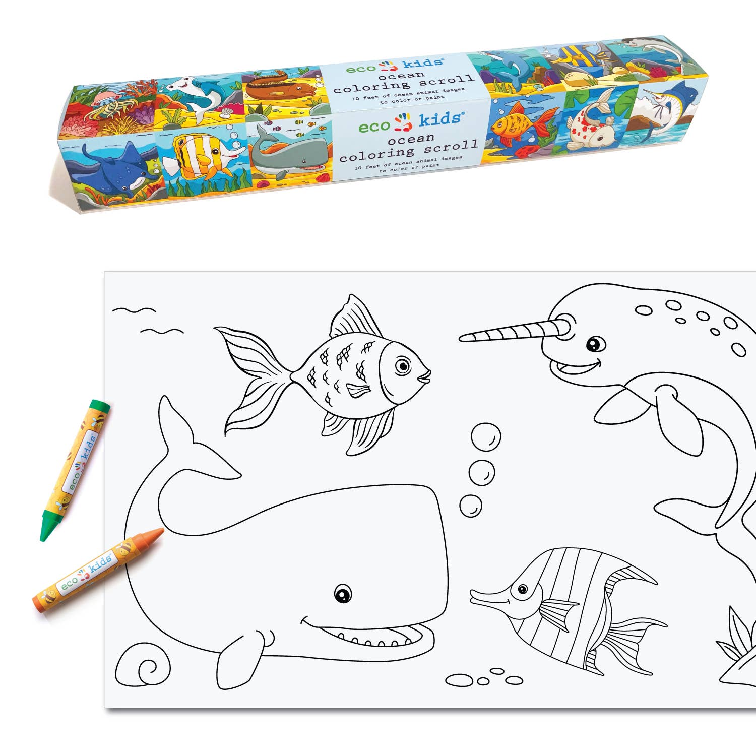 Coloring scrolls by Eco-Kids