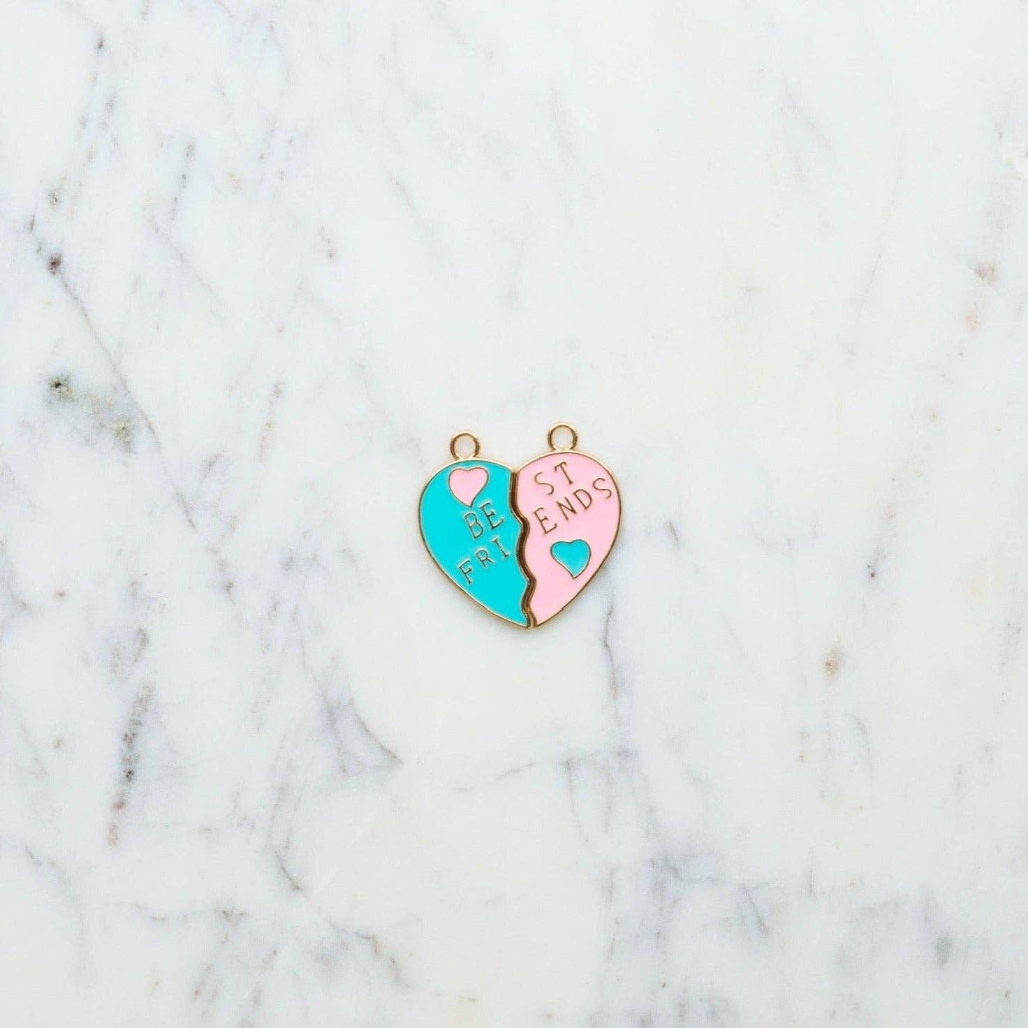BFF Heart Charms