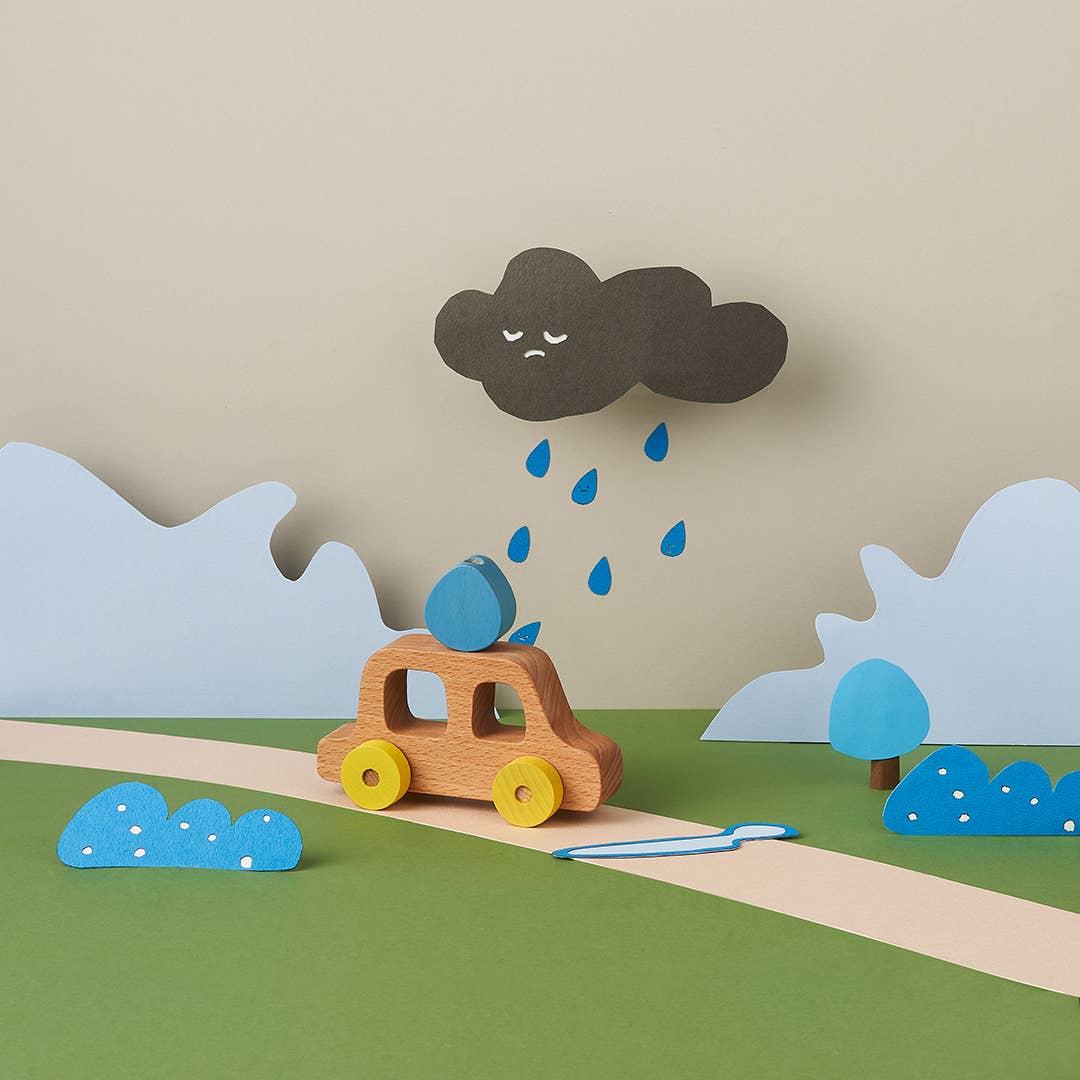 Oioiooi - My Little Car Toy & Book Set