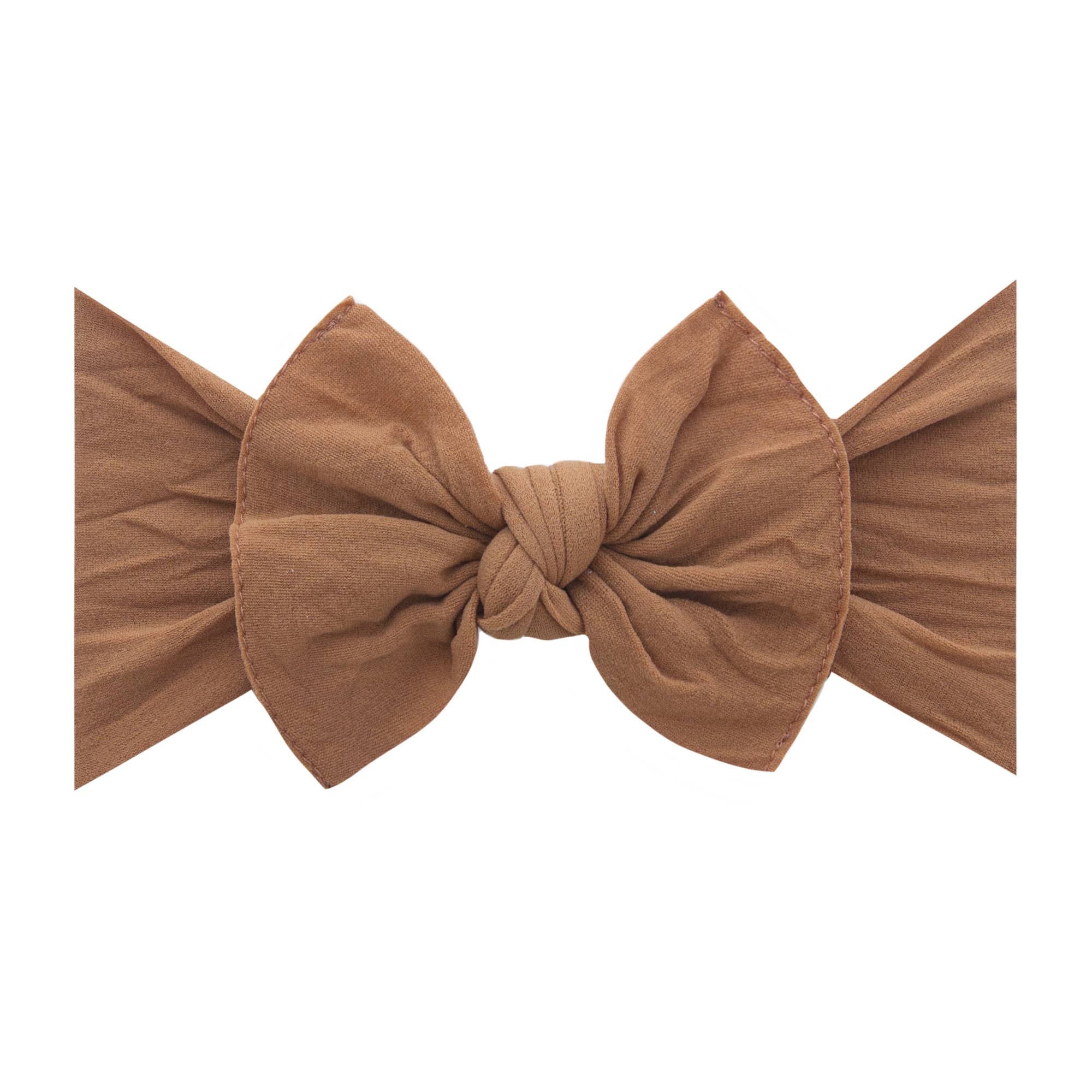 Baby Bling® The Original Knot soft nylon headband: Oatmeal