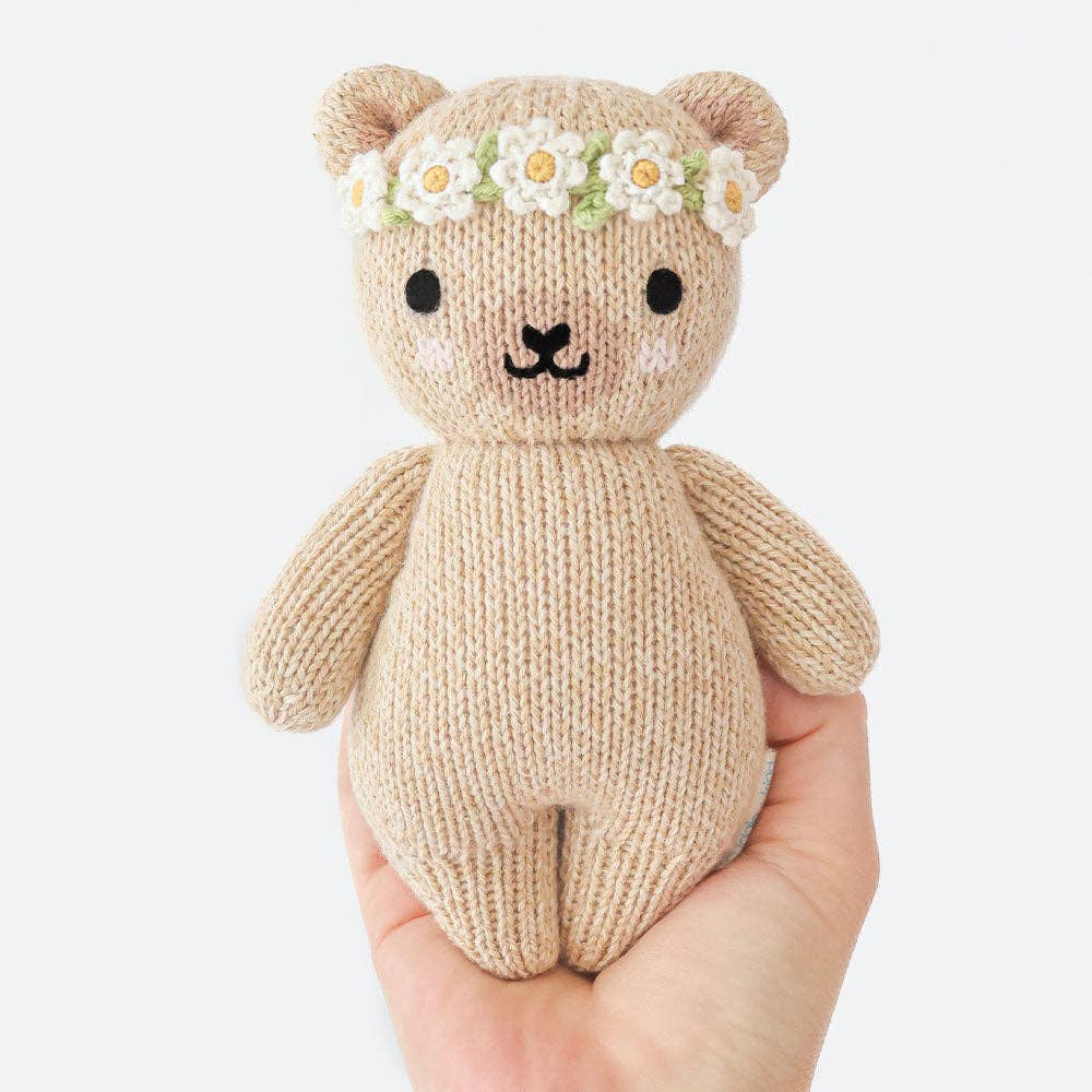 Cuddle + Kind Baby Honey Bear || Ivory Floral