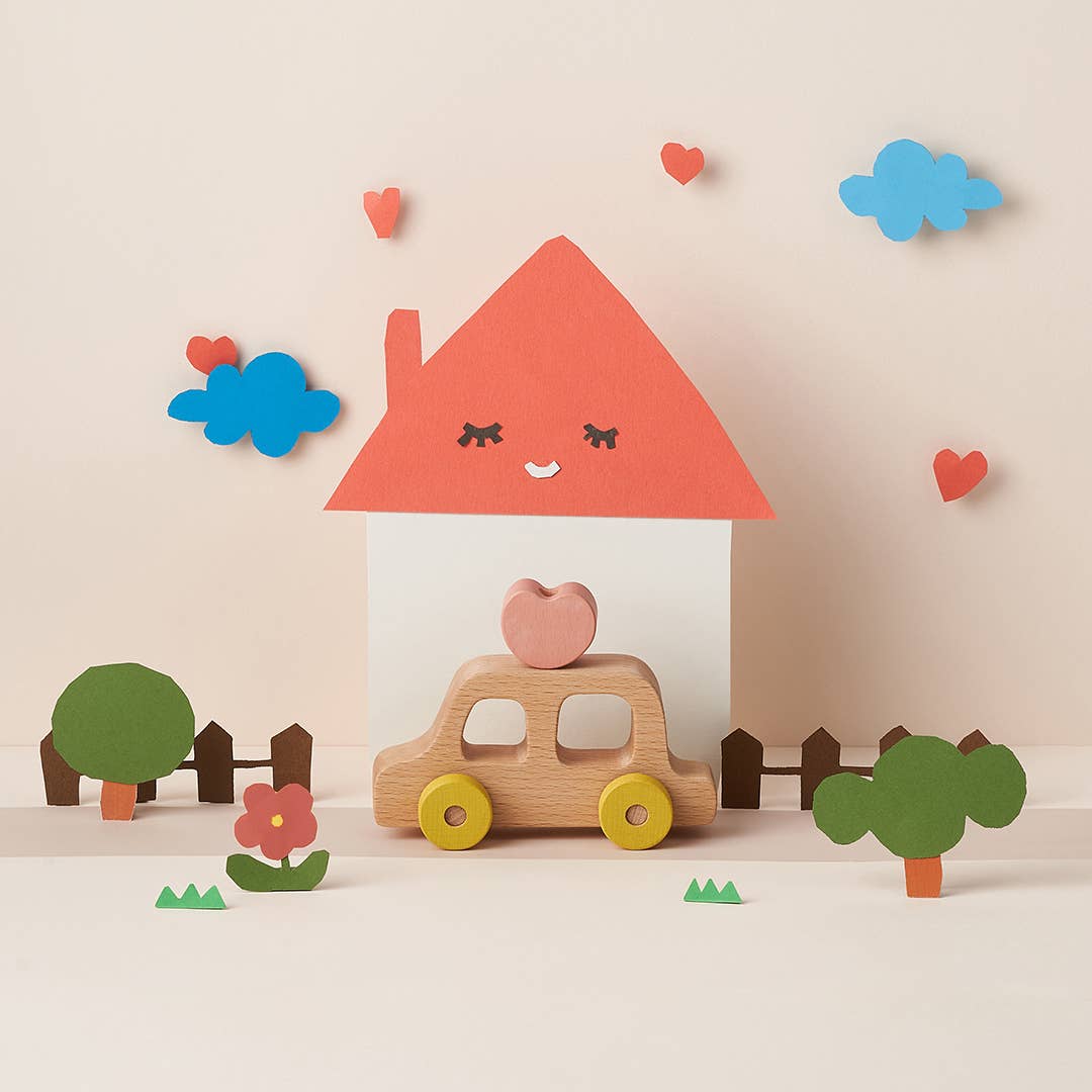 Oioiooi - My Little Car Toy & Book Set