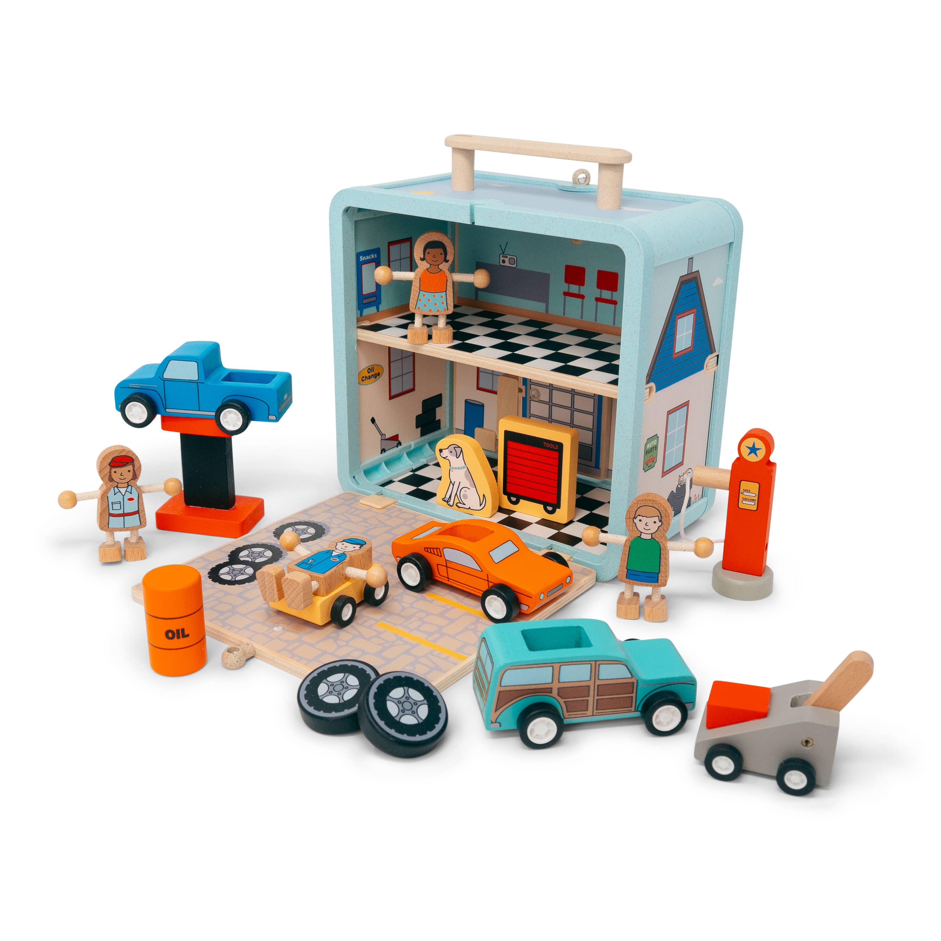 Toy Suitcase Series: Auto Repair Shop