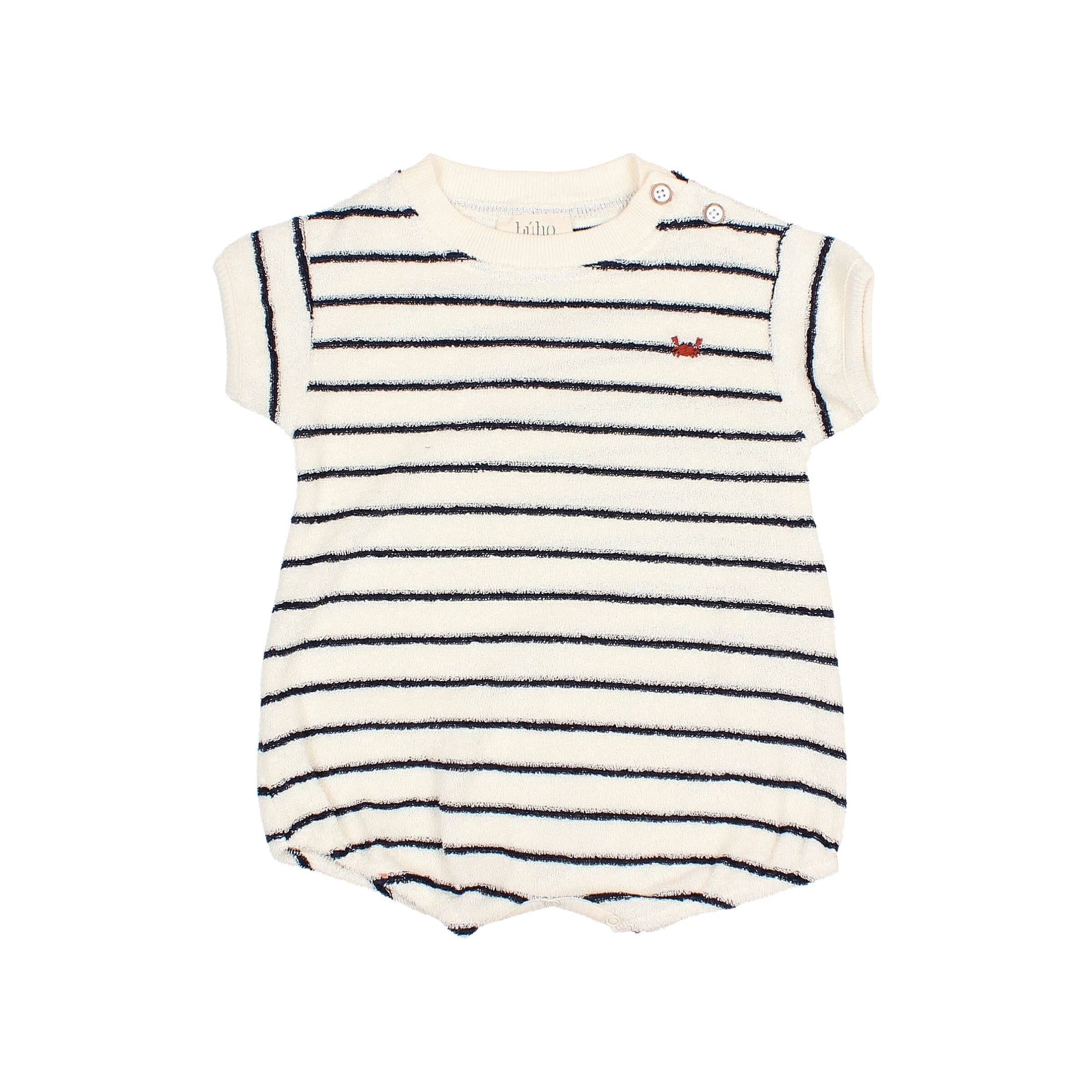 Terry Stripes Romper || Nuit