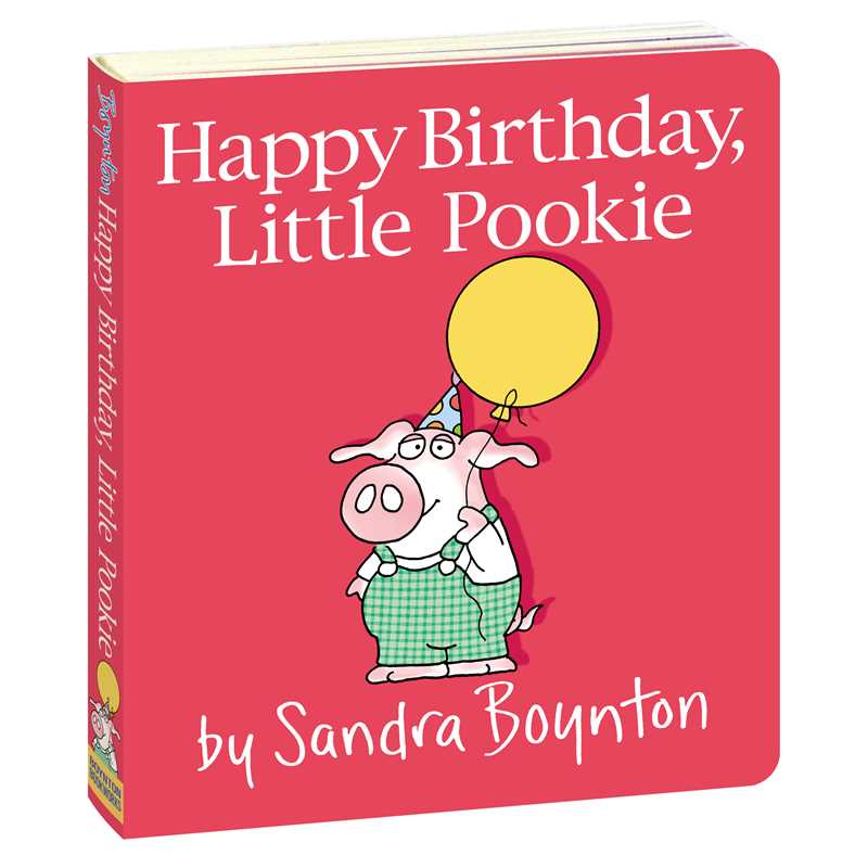 Happy Birthday, Little Pookie by Sandra Boynton: Board Book