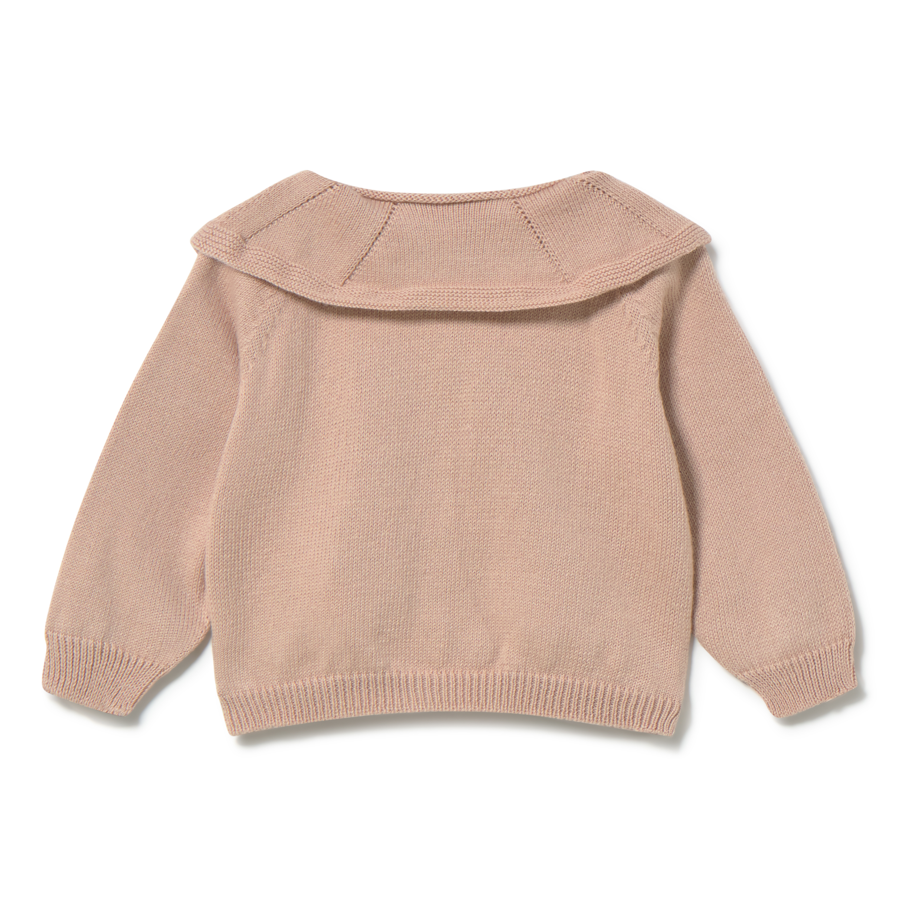 Dalhia Embroidered Knot Cardigan || Candy