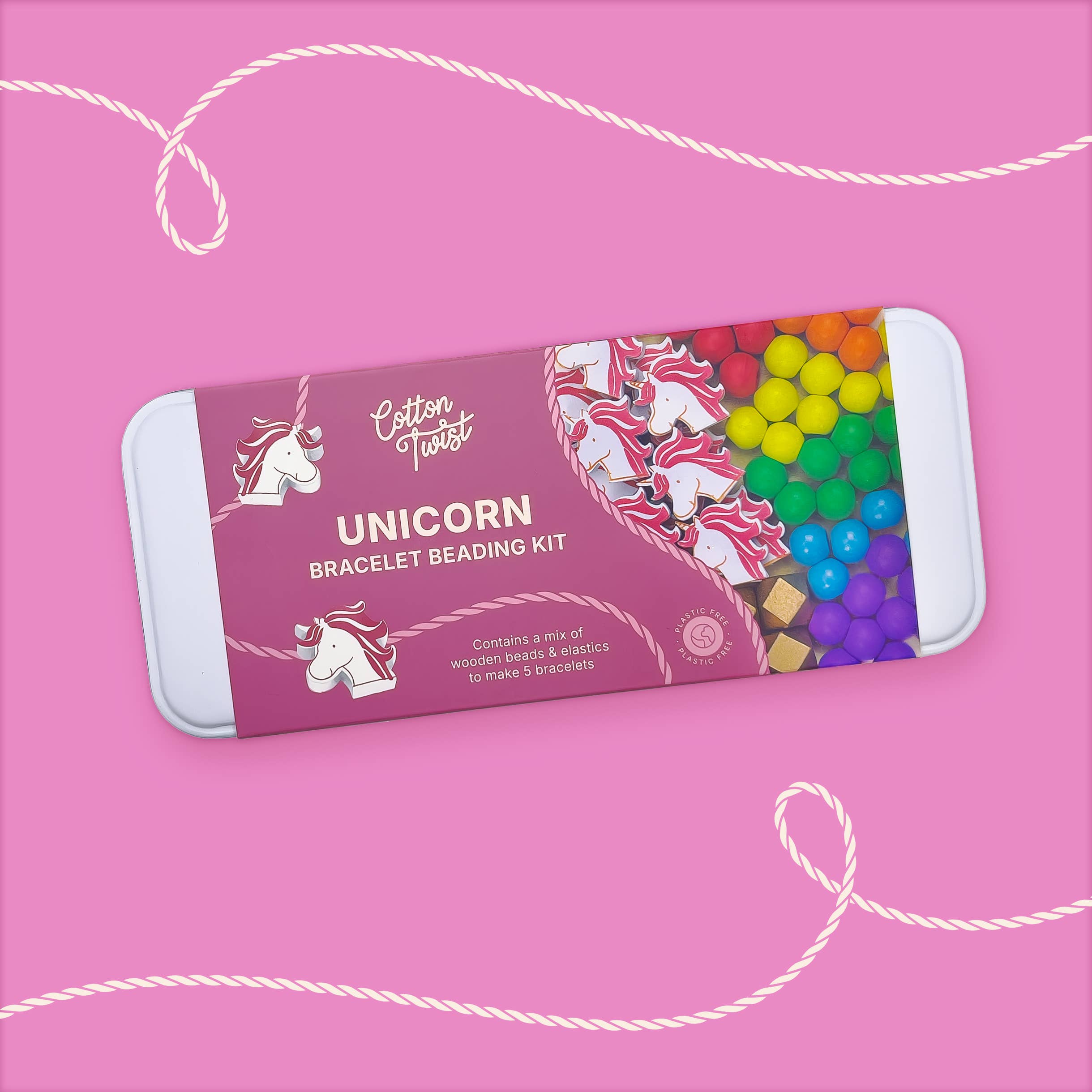 Unicorn Bracelet Bead Kit - Makes 5 Bracelets