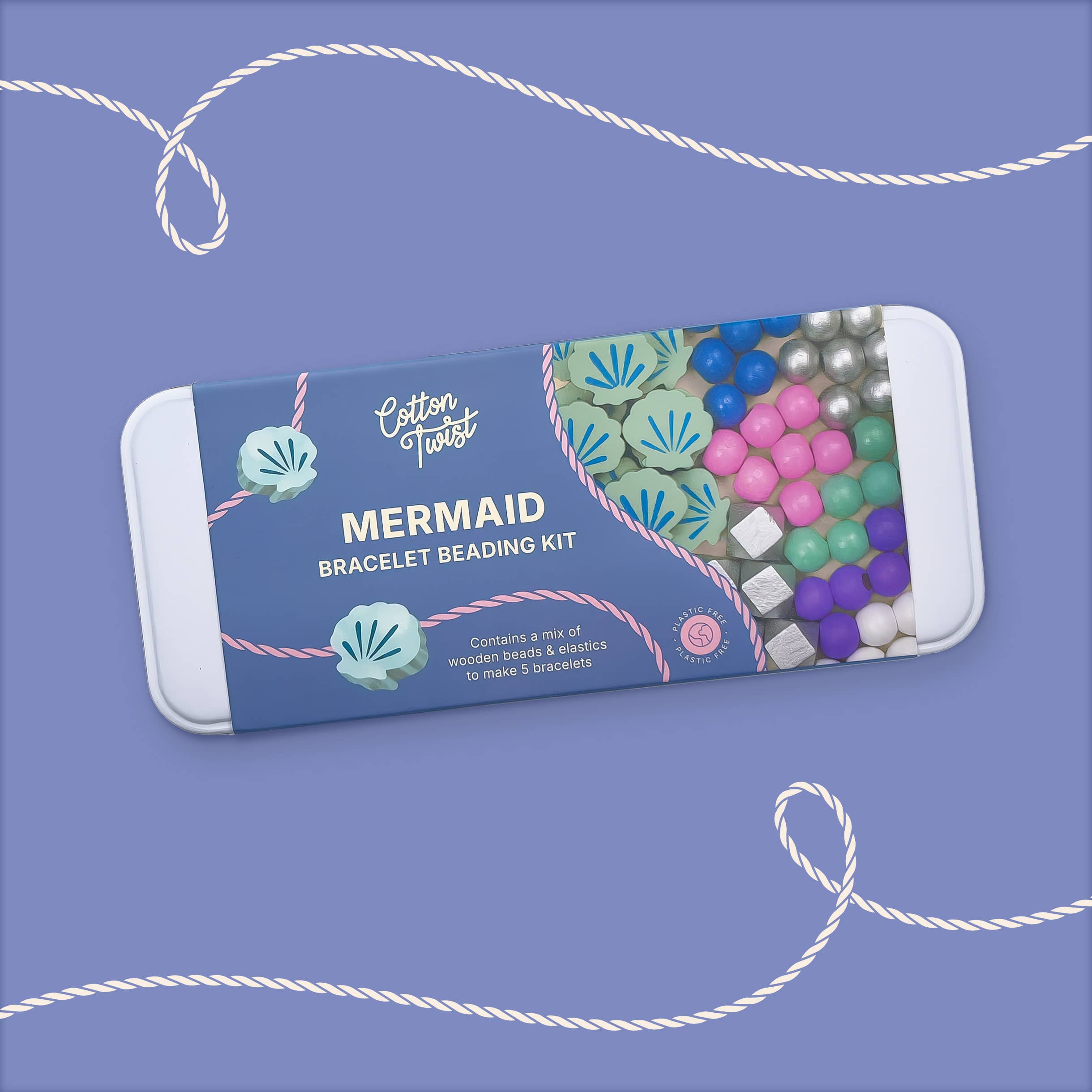 Mermaid Bracelet Bead Kit - Makes 5 Bracelets